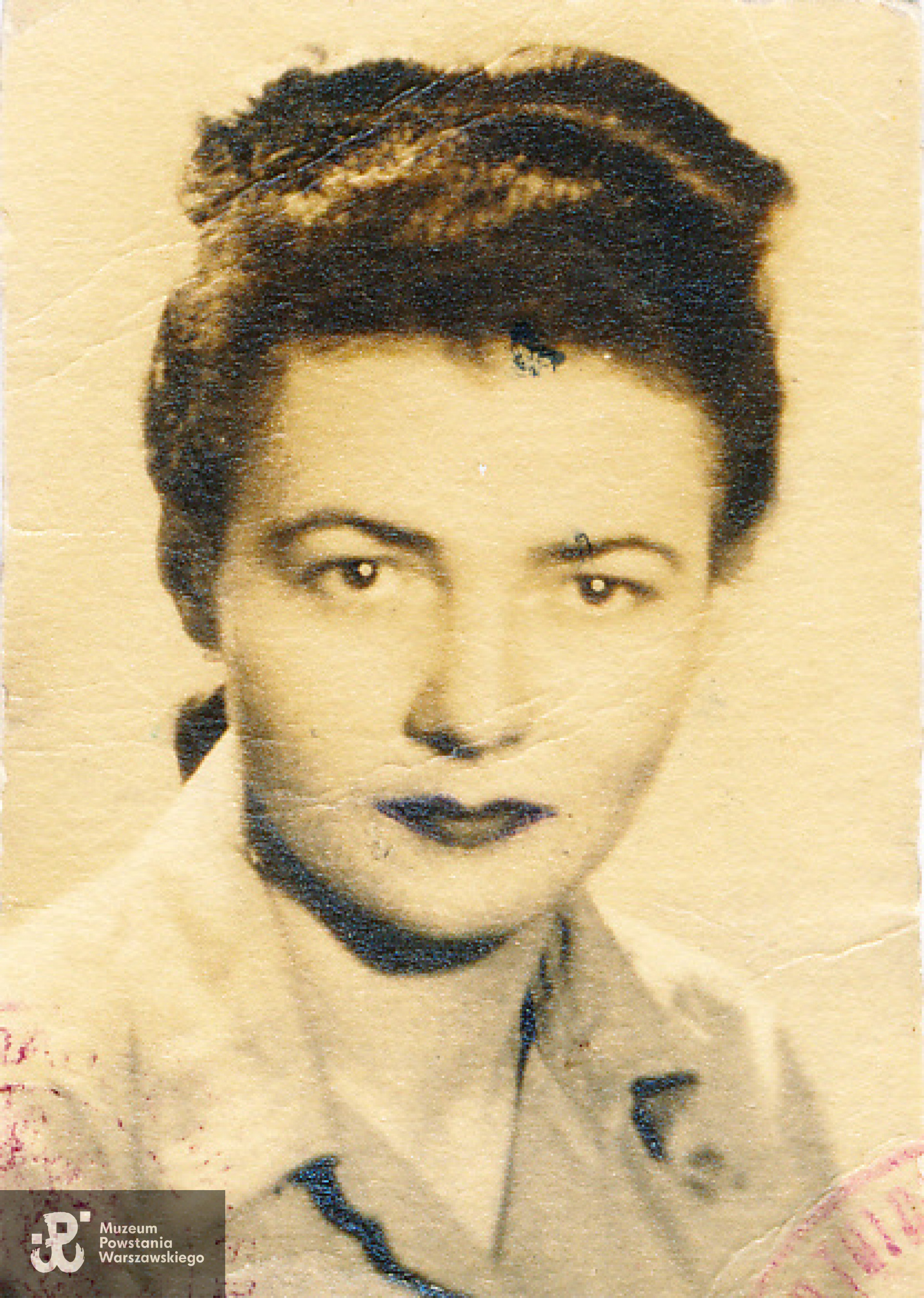 Halina Matyjaszewska, po wojnie Bełczowska, ps. Krystyna (1921-1958). Fot ze zbiorów rodzinnych p. Piotra Bełczowskiego