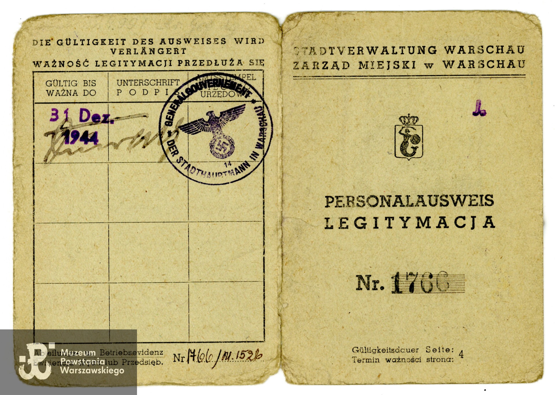 Ze zbiorów rodzinnych, udostępniła wnuczka Powstańca, p. Paulina Taff. Skany wykonano w Muzeum Powstania Warszawskiego, 06/2024