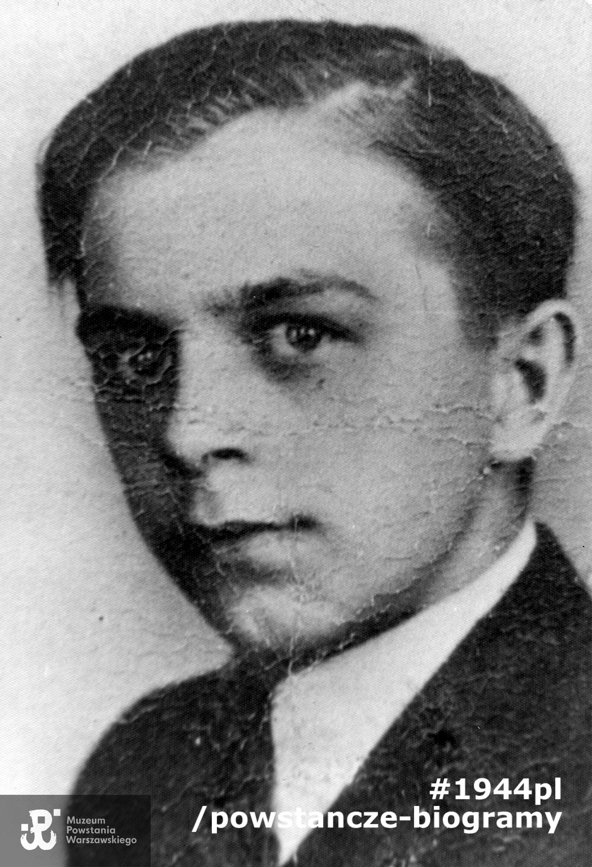 Edward Żółciński (1924-2019) - fotografia portretowa ze zbiorów Muzeum Powstania Warszawskiego, sygn. P/3961