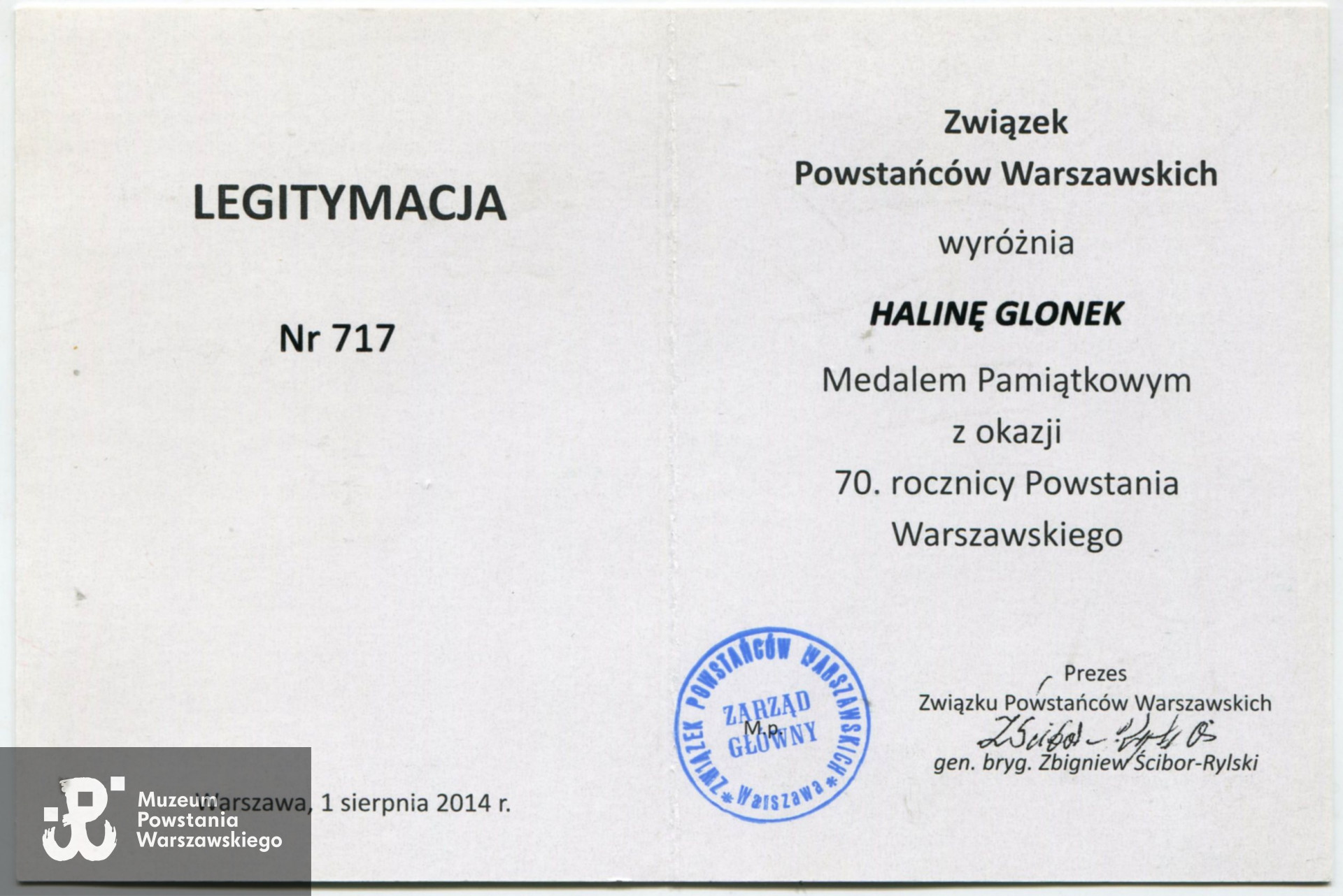 Fot. materiały do Słownika Uczestników PW - Pokój Kombatanta