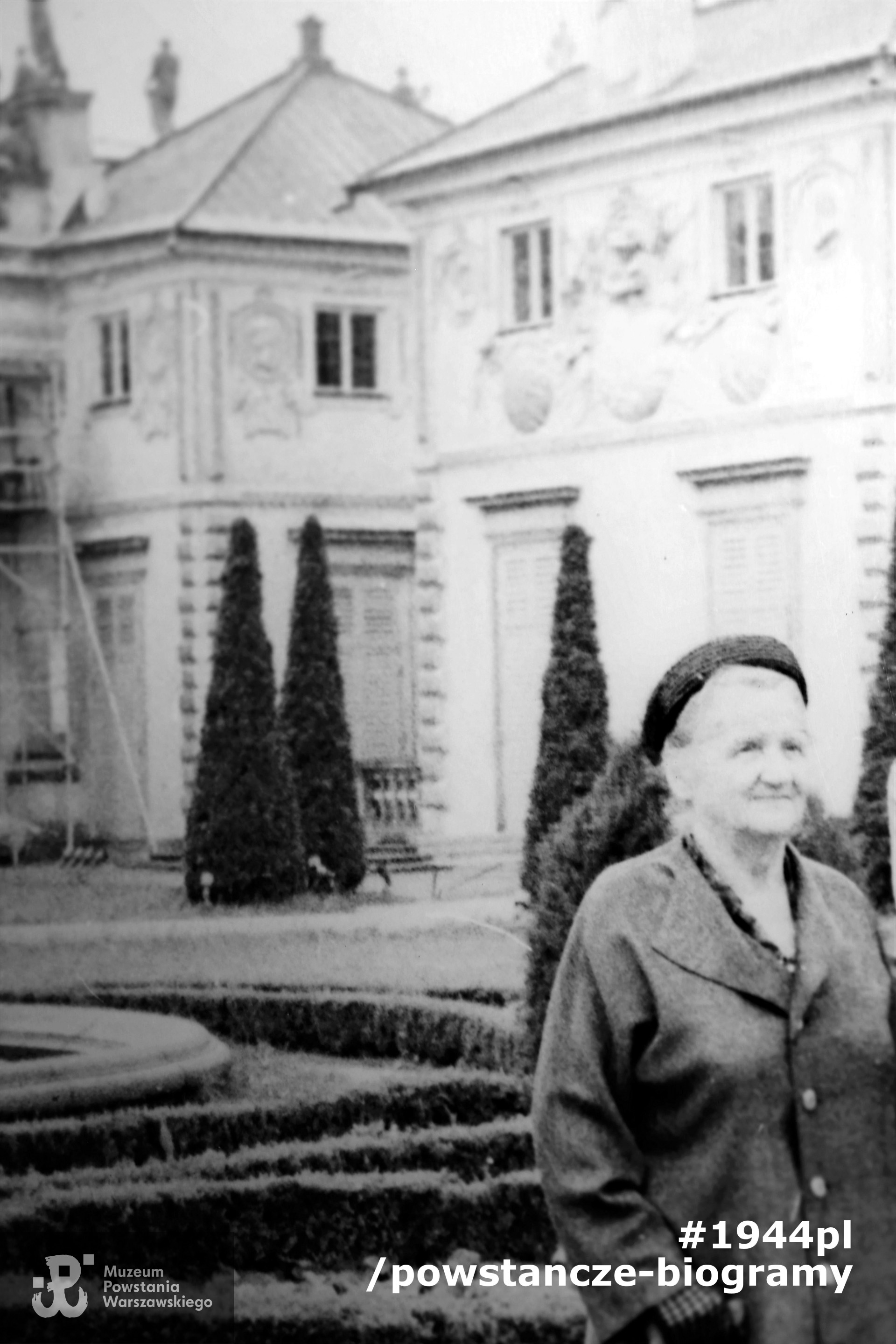 Podczas spotkania rodzinnego na spacerze w Wilanowie. Fot. ze zbiorów p. Barbary Prokop