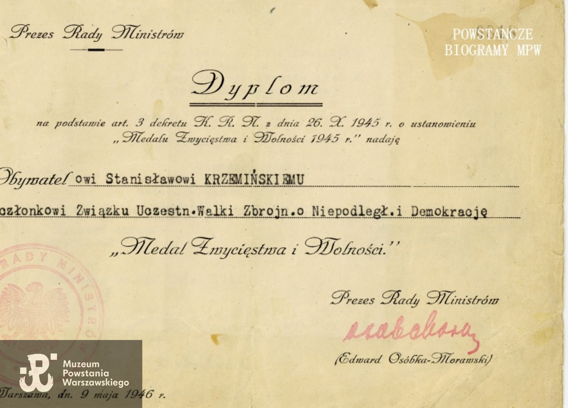 Z archiwum rodzinnego córki.