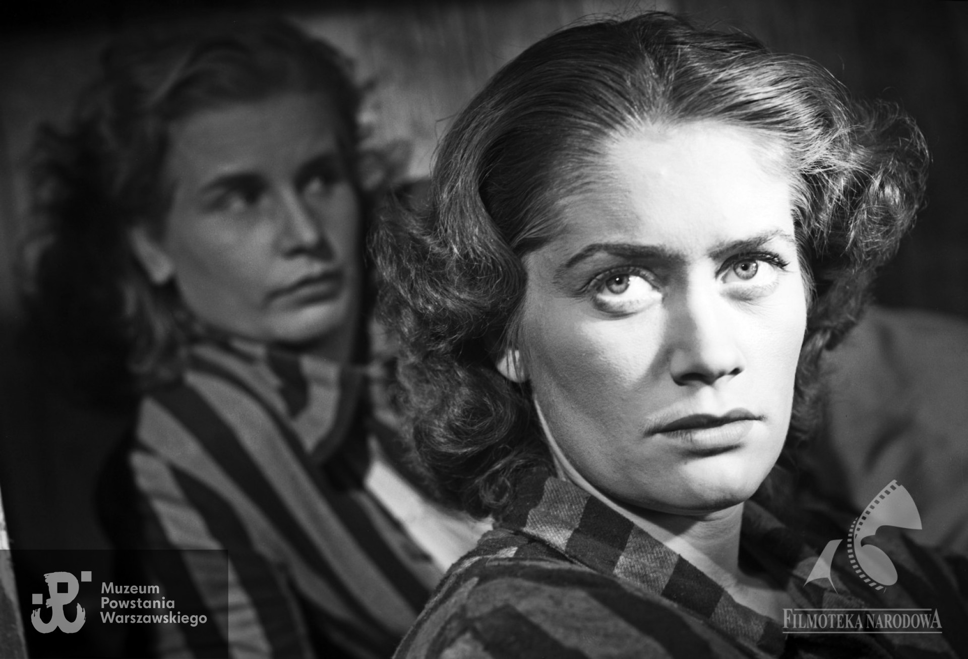 W filmie "Ostatni etap" w reż. Wandy Jakubowskiej (1947 rok).  Fot. ze zbiorów Fototeki Filmoteki Narodowej <i> fototeka.fn.org.pl</i>