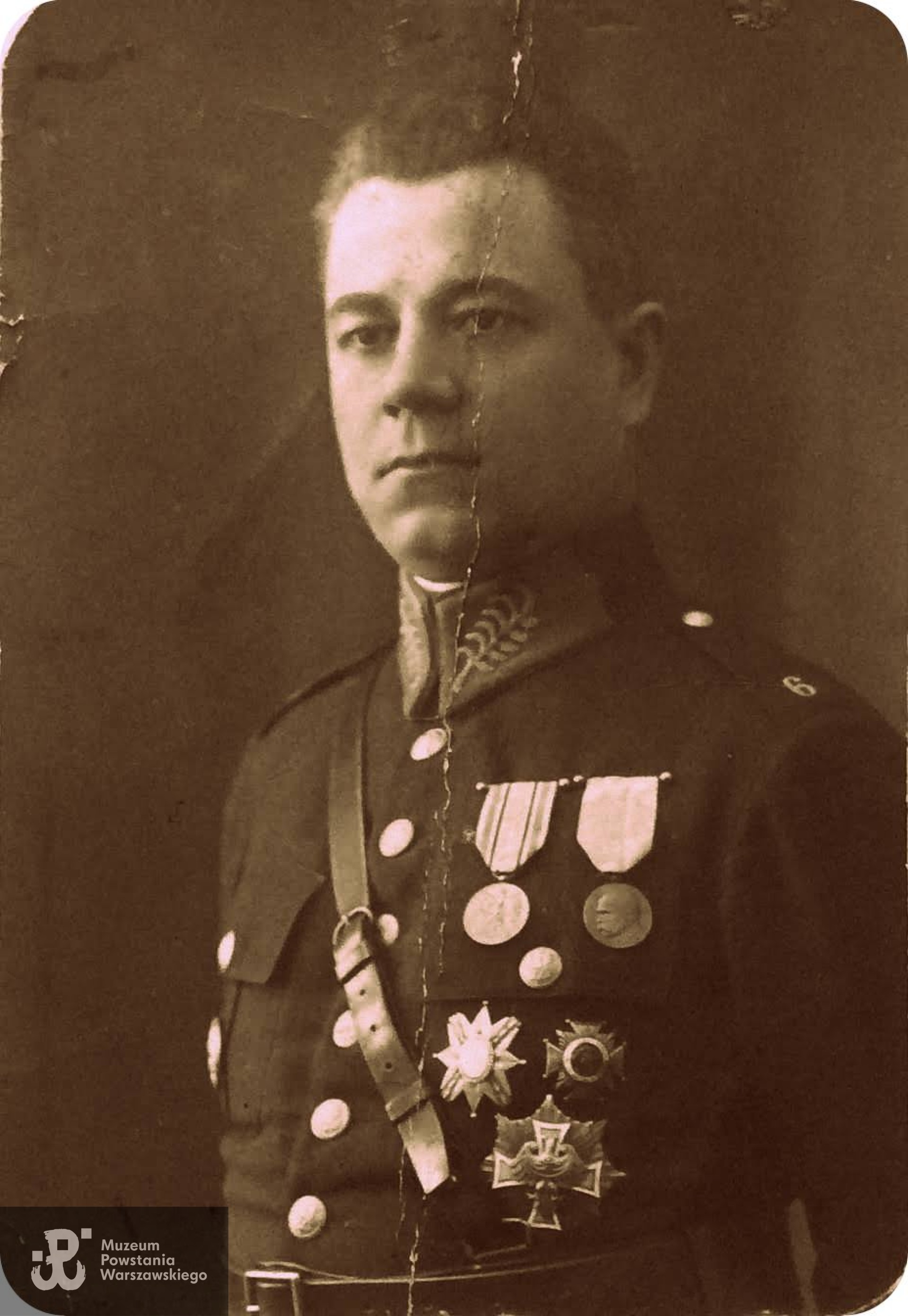 kpt. Ignacy Stanisław Wierzbicki ps Andrzej. Zdjęcie w mundurze podkomisarza Policji Państwowej z lat 30. Skan udostępnił p. Jacek Loroch, wnuk