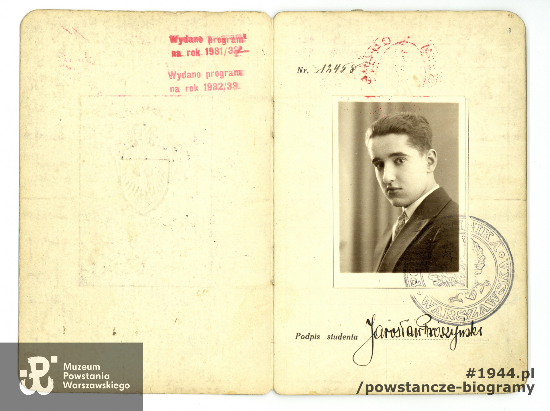 Z archiwum rodzinnego p. Krystyny Prószyńskiej