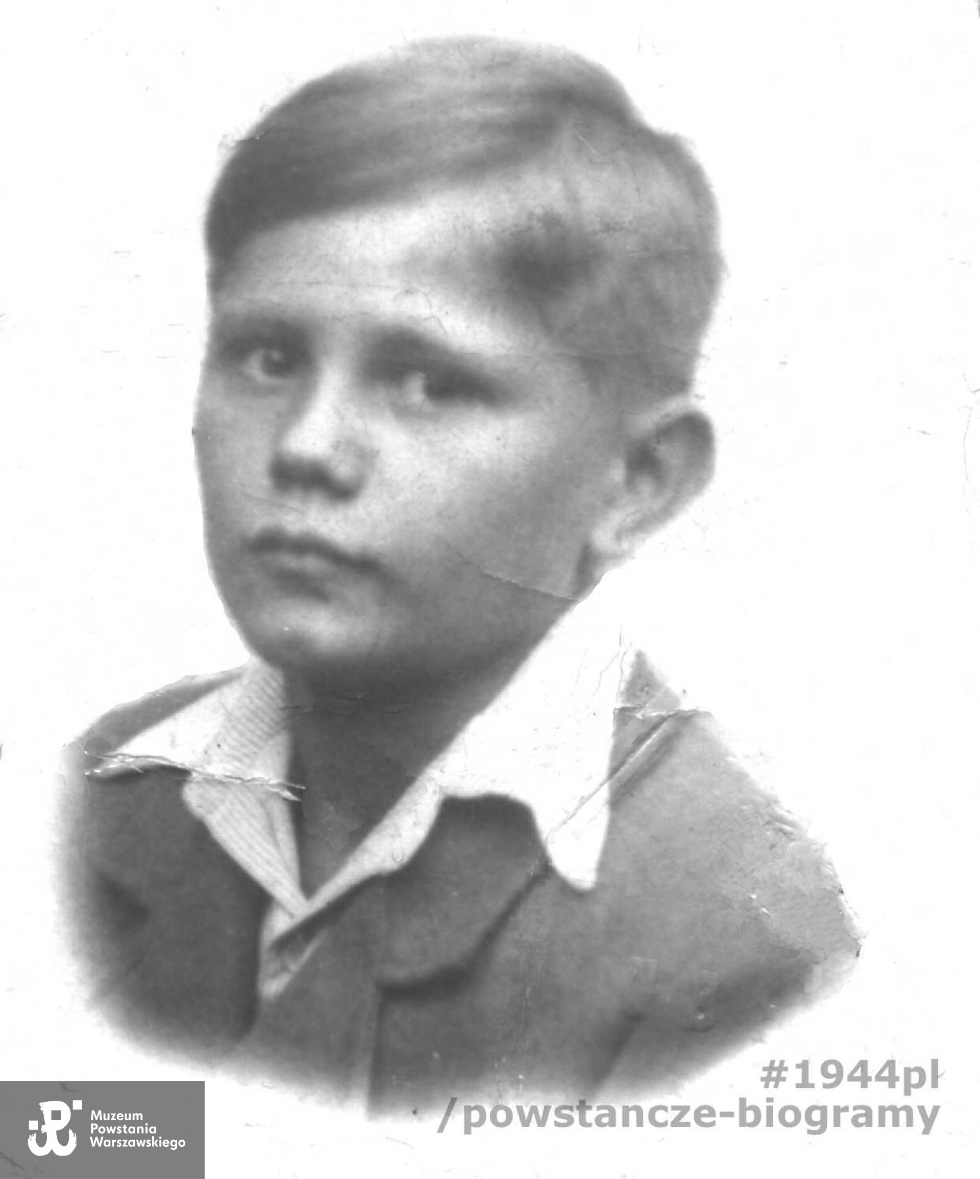 Syn Mariana - Mieczysław Malinowski. Z archiwum rodzinnego p. Mieczysława Malinowskiego