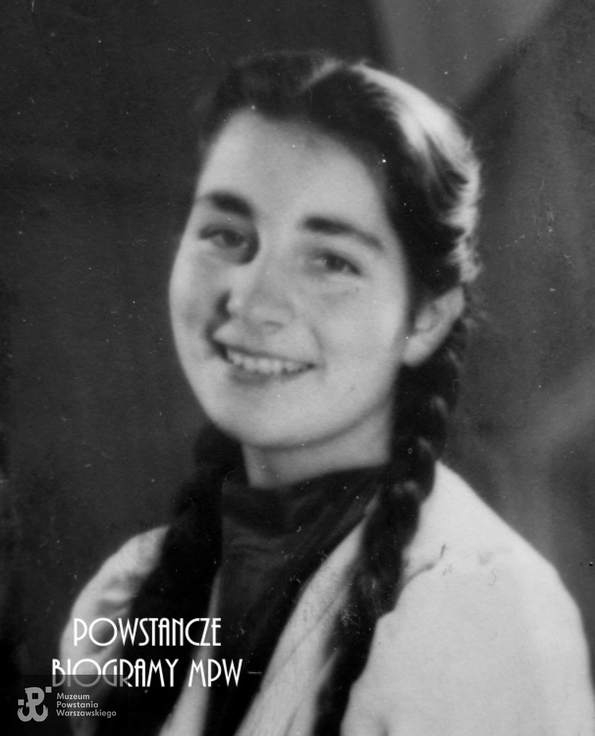 Teresa Maria Hulewicz "Bożena" (1921-1944) Fot. AR MPW