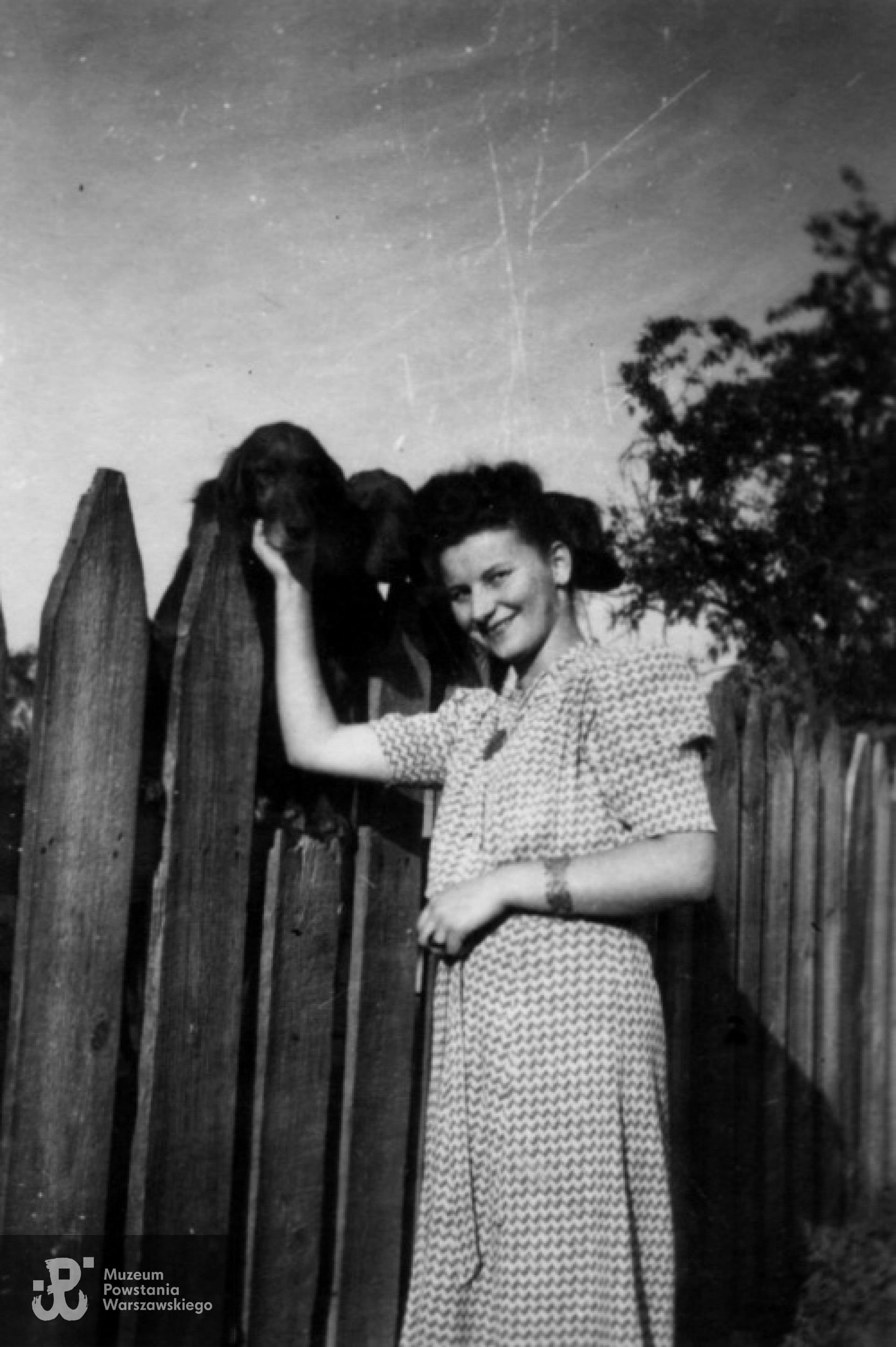 Irena Kummant w okresie okupacji niemieckiej. Zdjęcie z archiwum rodzinnego córki.