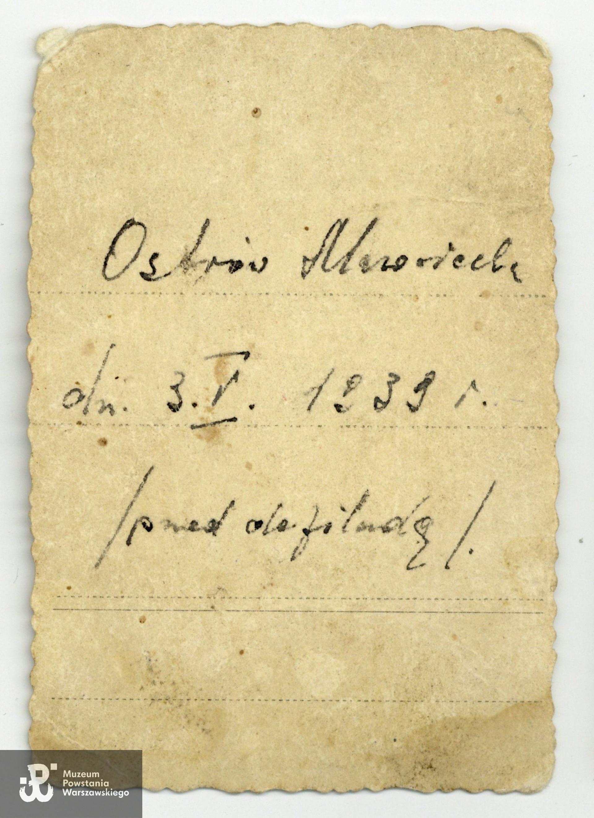 Ostrów Mazowiecka.   Fot. ze zbiorów rodzinnych p. Macieja Jagodzińskiego