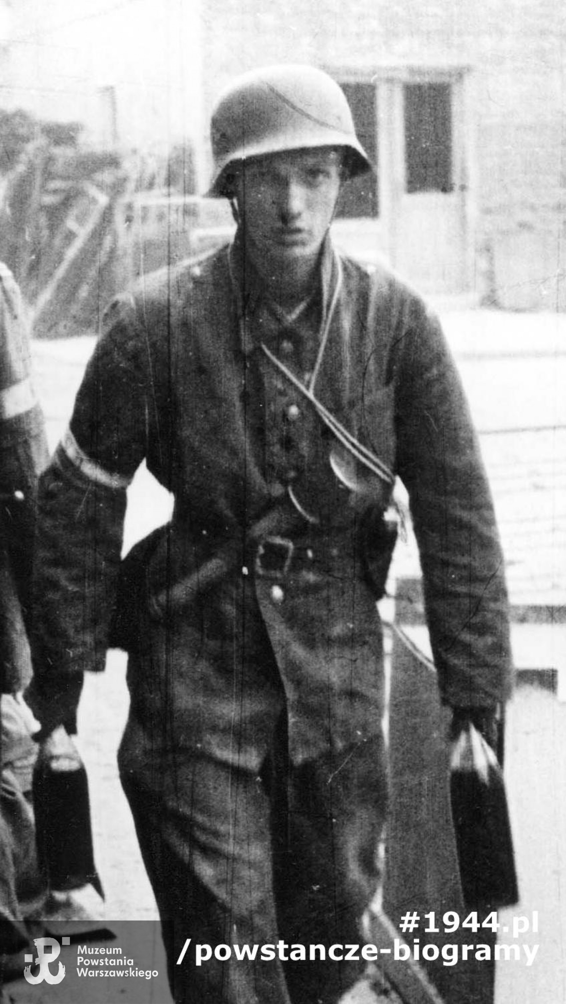 kpr. pchor. Jan Gozdawa-Gołębiowski "Dziryt"  - powiększony fragment fotografii MPW-IN/557