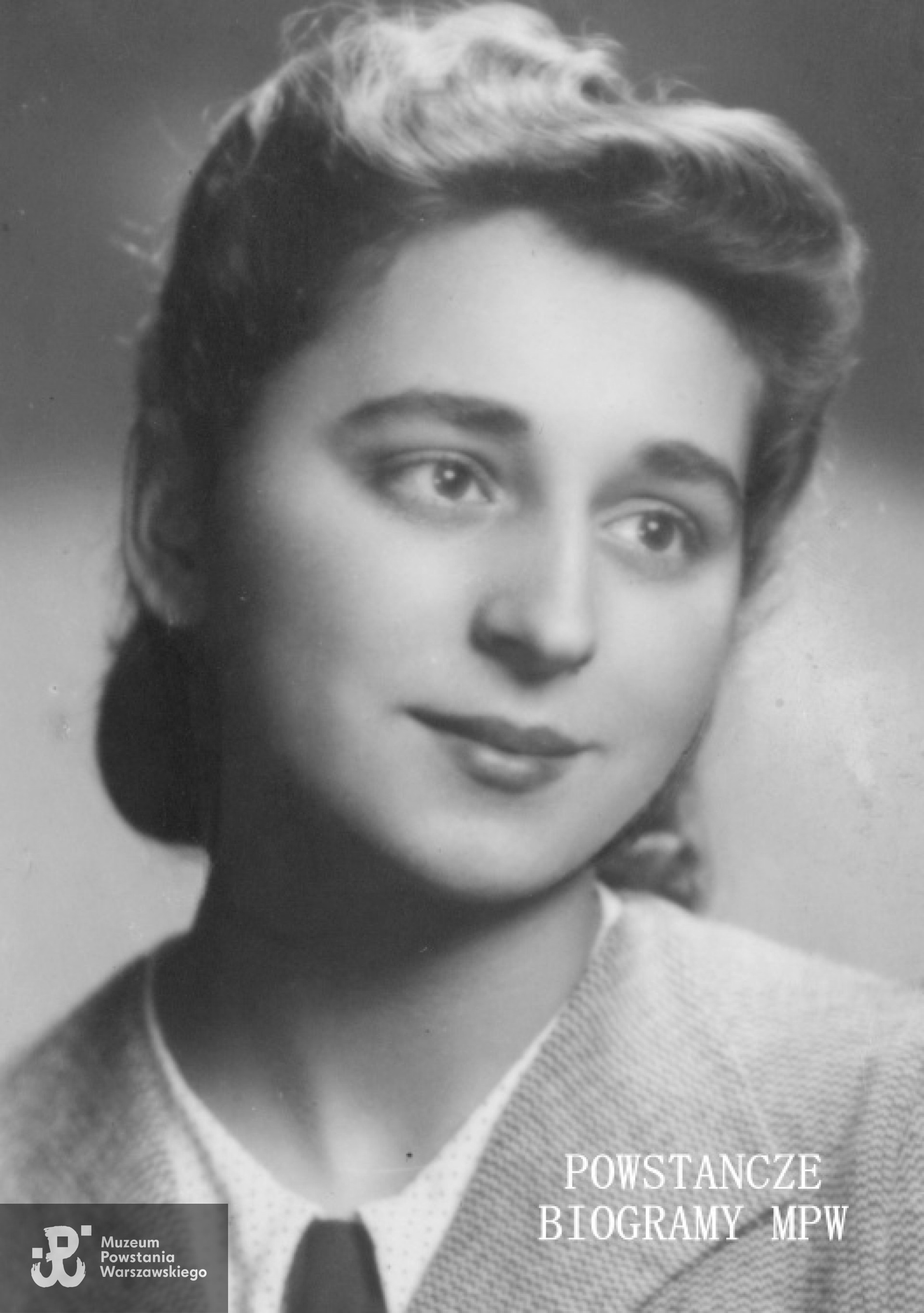 Janina Halina z Szymańskich Godlewska ps. "Bronka" (1923-2002). Fot. z archiwum rodzinnego Ireny Kosyl z d. Godlewskiej