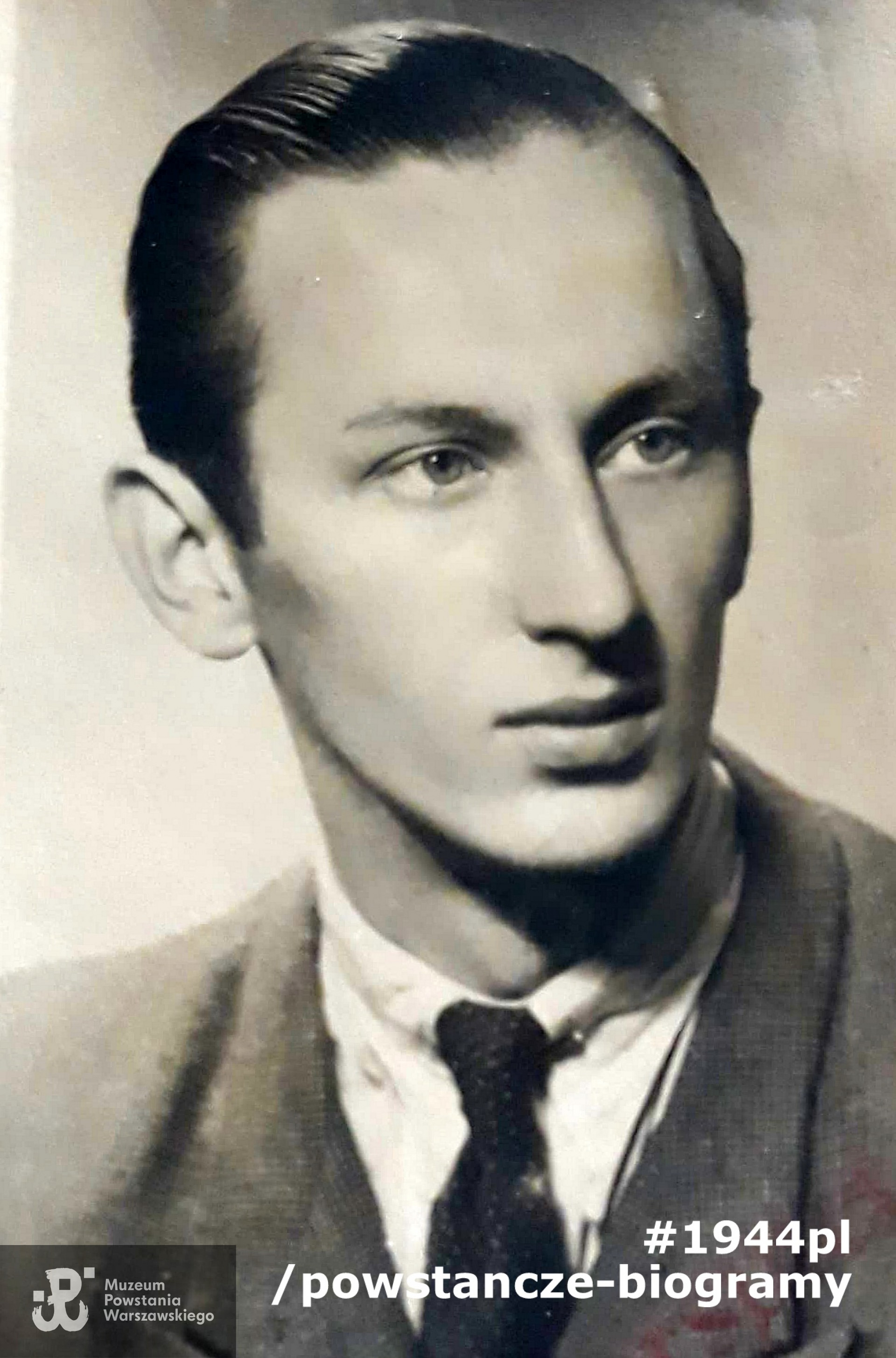 strz. Stefan Jan Kubiak "Gruda" (1922-1986). Zdjęcie ze zbiorów rodzinnych p. O. Barciak, prawnuczki,  przekazane za pośrdnictwem p. Jana Wawszczyka