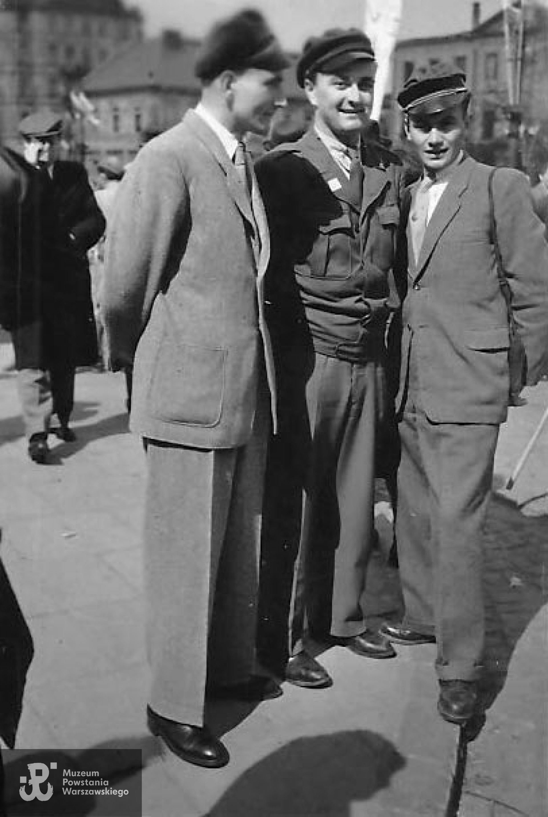 1950 - Antoni z kolegami z Politechniki