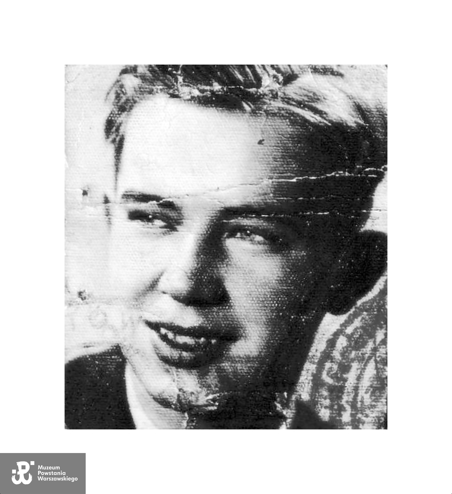 Henryk Kotowski ps. Ordon - fotografia legitymacyjna, lata 40-te XX w.  Ze zbiorów p. Stanisława Kotowskiego, syna Powstańca