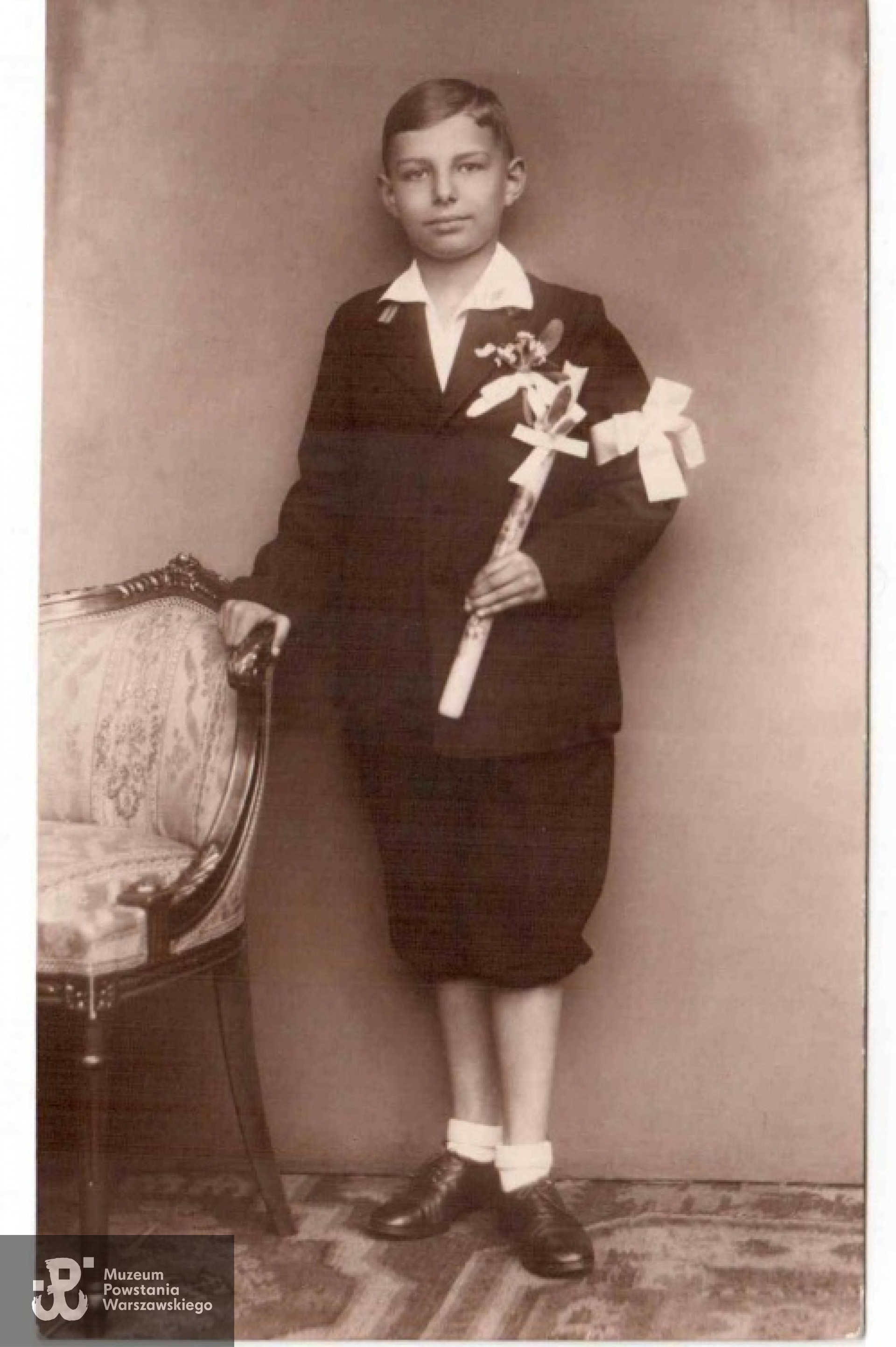 Zdjęcie z I komunii świętej - II klasa szkoły powszechnej