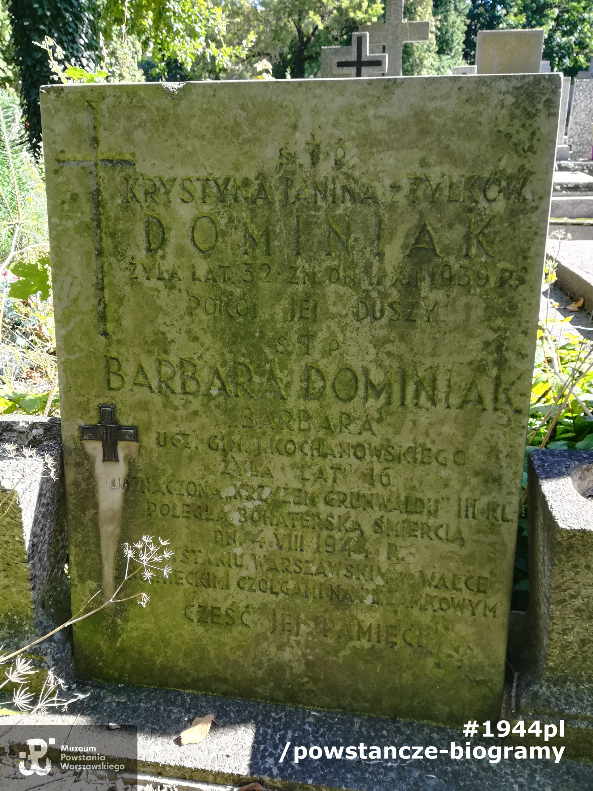 Mogiła na Cmentarzu Bródnowskim w Warszawie, kw. 22 G - 4- 1, fot. Jarosław Maliniak/MPW