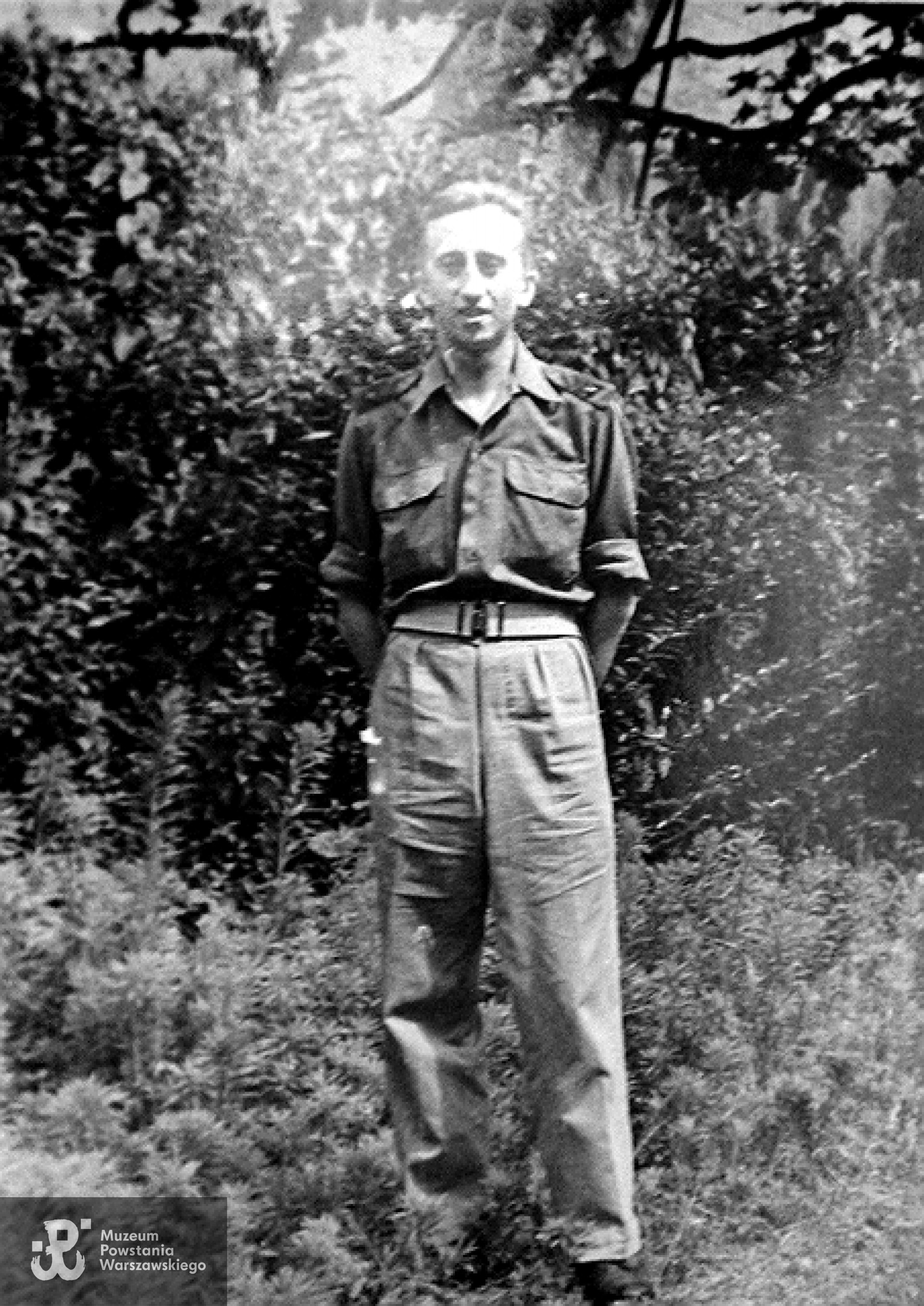 Zbigniew Biliński w jako żołnierz II Korpusu. Ze zbiorów Zbigniewa Bilińskiego /Archiwum 2. HBAP "Żbik"