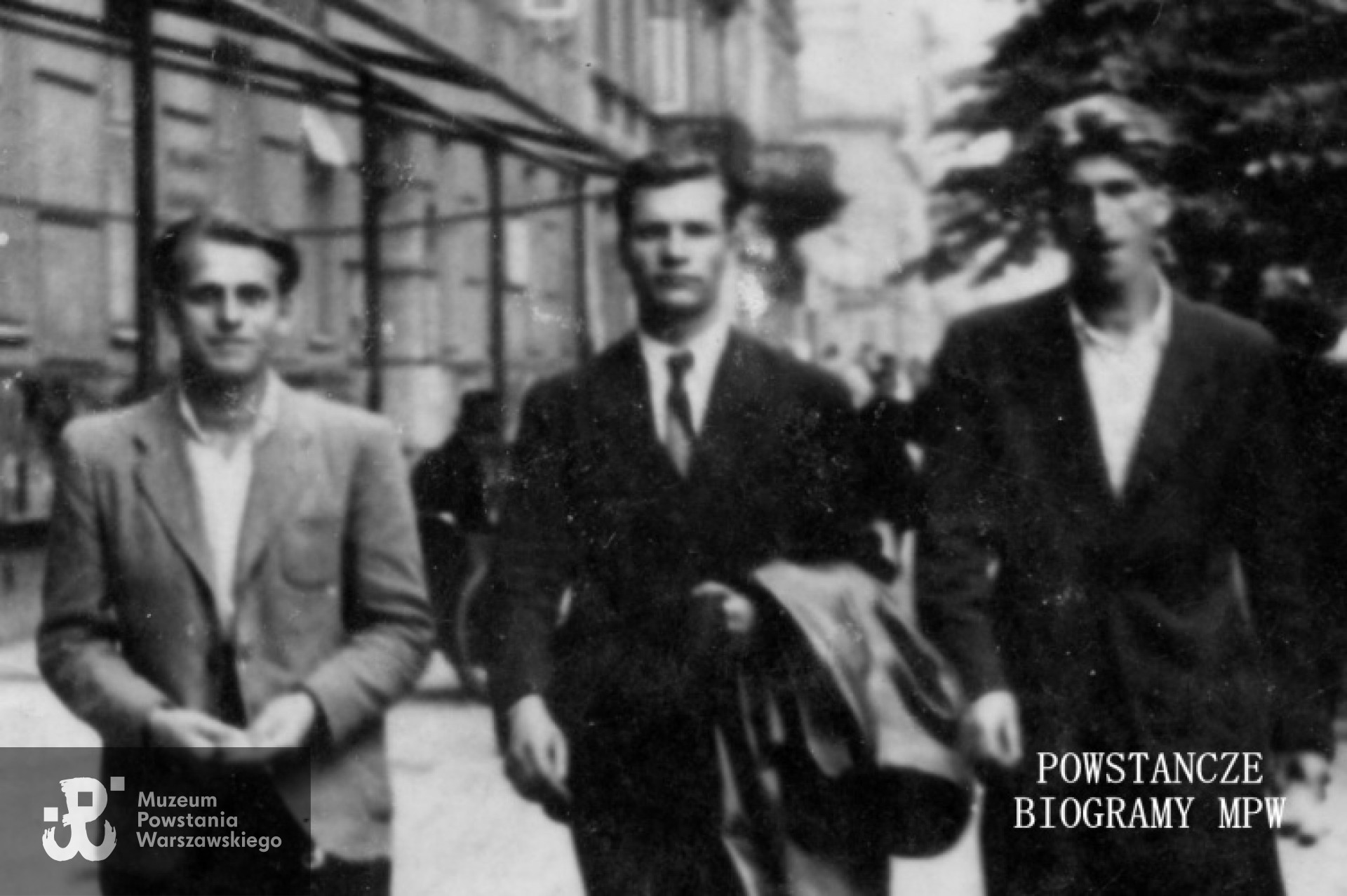 Zbigniew Kuszner "Sokół", Zbigniew Dąbrowski "Cyklon" i Zbigniew Makowski "Mrok". Fot. z archiwum rodzinnego Zbigniewa Kusznera.