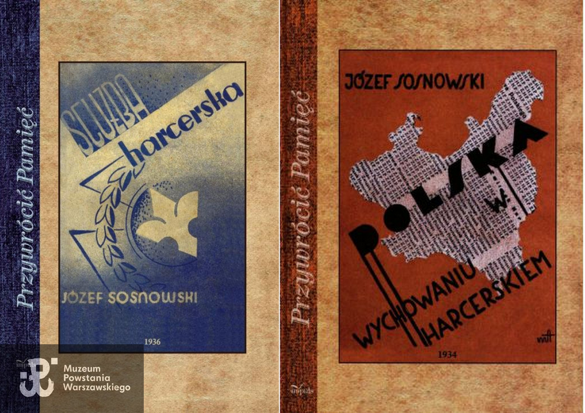 Józef Sosnowski  "Służba harcerska" (1936) - reprint, "Polska w wychowaniu harcerskim" (1934)