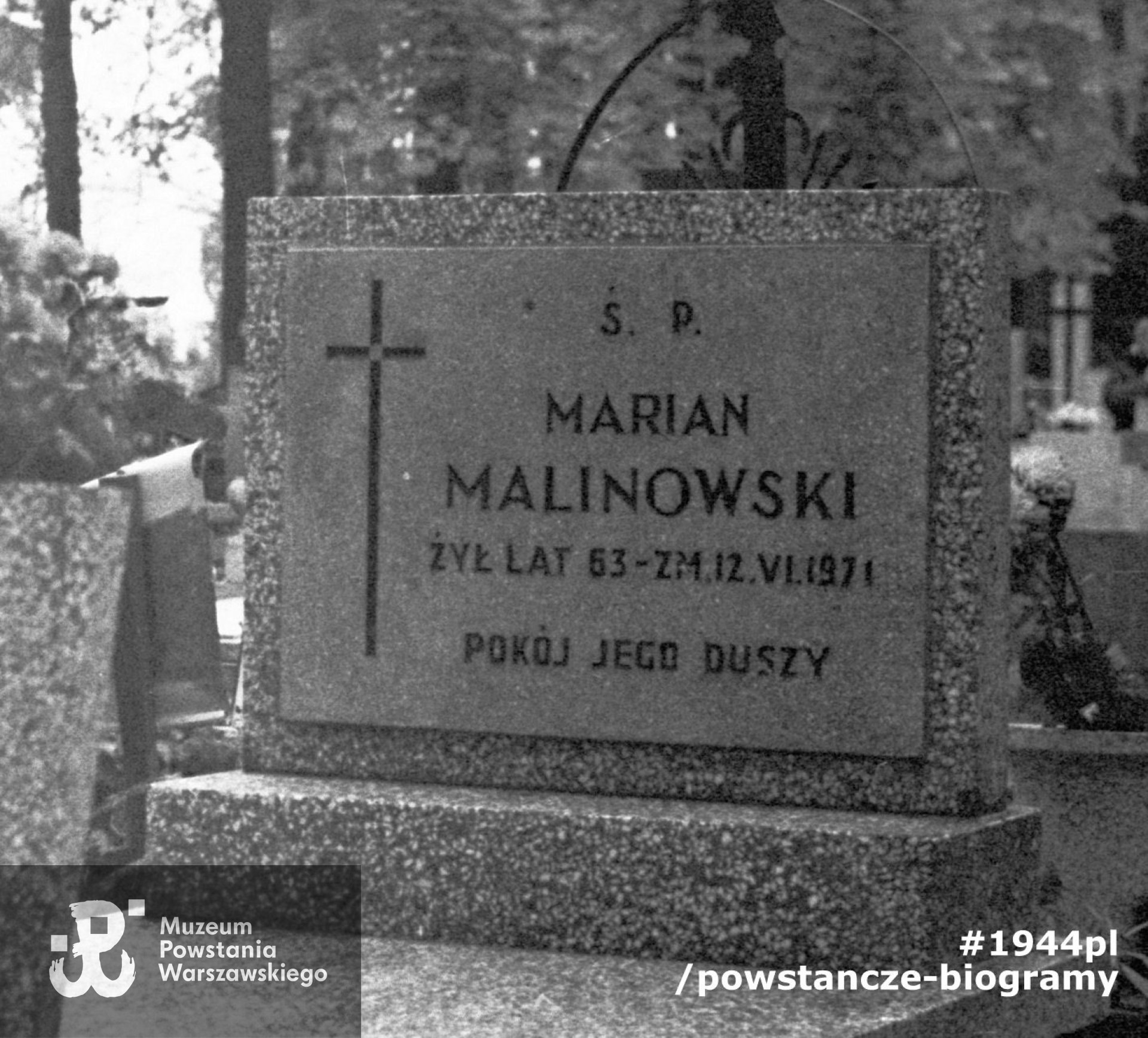 Cmentarz Doły w Łodzi  przy ul. Smutnej. Z archiwum rodzinnego p. Mieczysława Malinowskiego