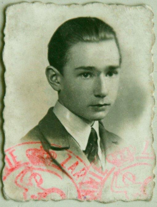 Tadeusz Domański - zdjęcie legitymacyjne z lat okupacji niemieckiej.