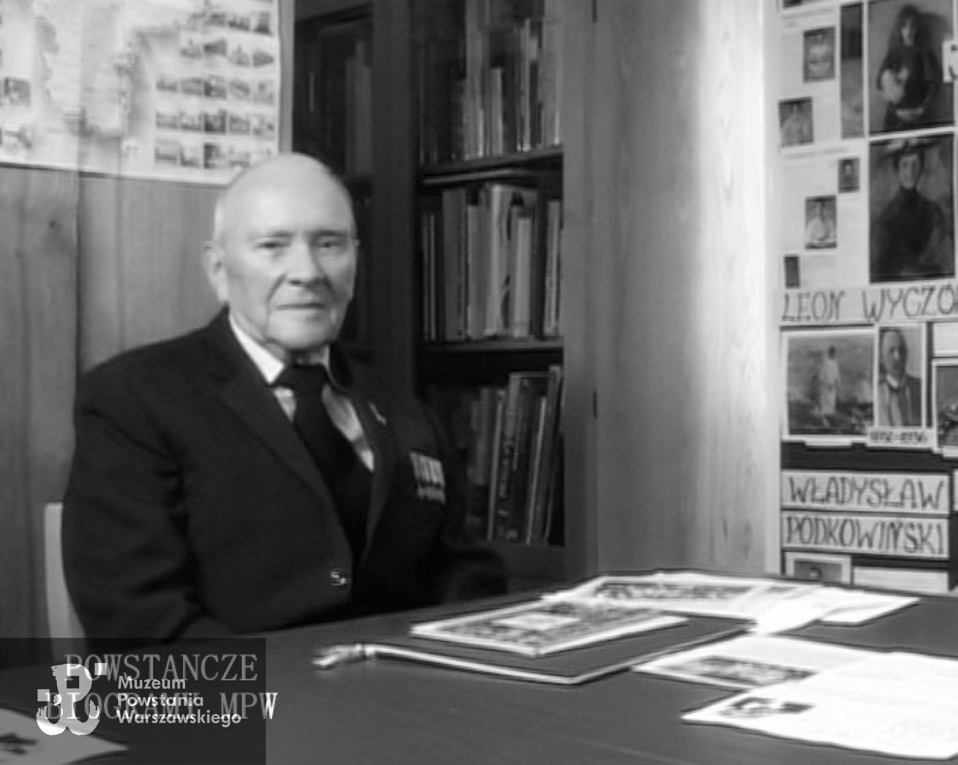 Pan Janusz podczas wywiadu w 2006 roku. Fot. Archiwum Historii Mówionej.