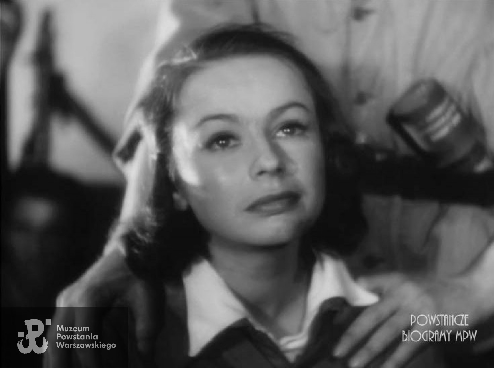 Danuta Szaflarska w filmie "Zakazane piosenki" (1946)