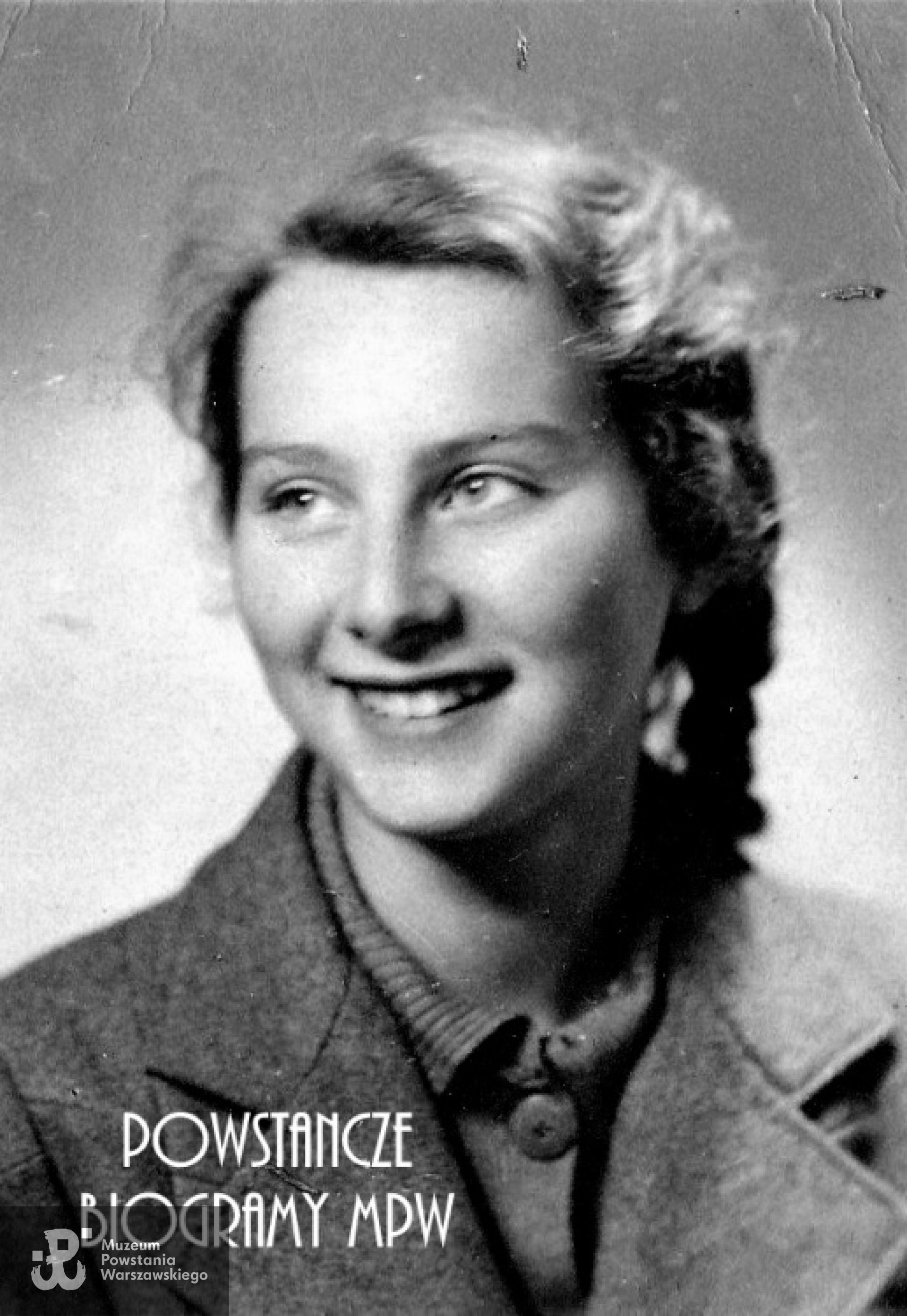 Anna Piskorska. Na zdjęciu w roku 1947. Fot. archiwum prywatne