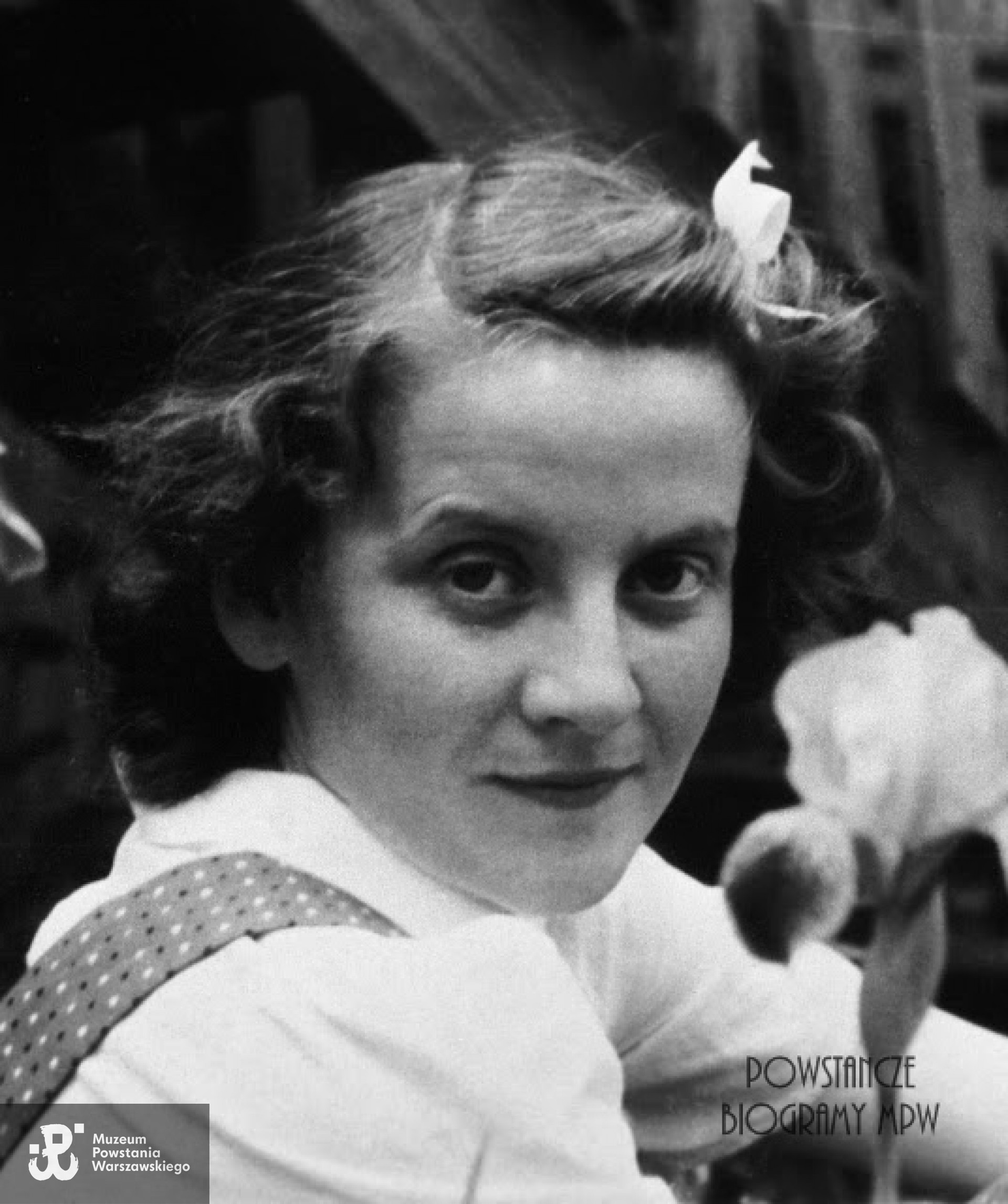 Anna Danuta Igielska - Kaczyńska "Danka" (1925-1979). Fot.  ze zbiorów Muzeum Powstania Warszawskiego - batalion "Zośka"