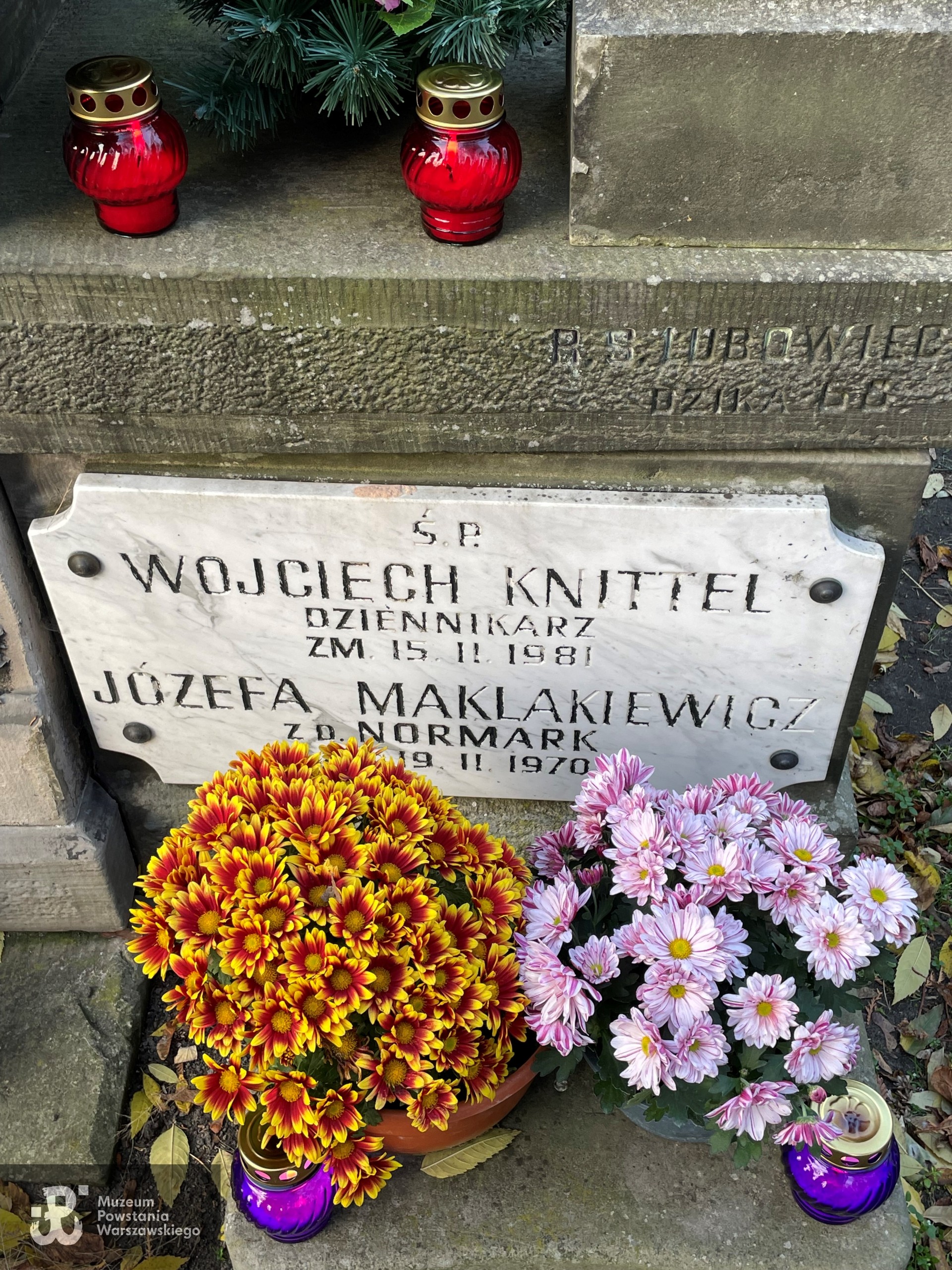 Mogiła na na Cmentarzu Powązkowskim w Warszawie. Fot. udostępnił prof. dr hab. Krzysztof Knittel