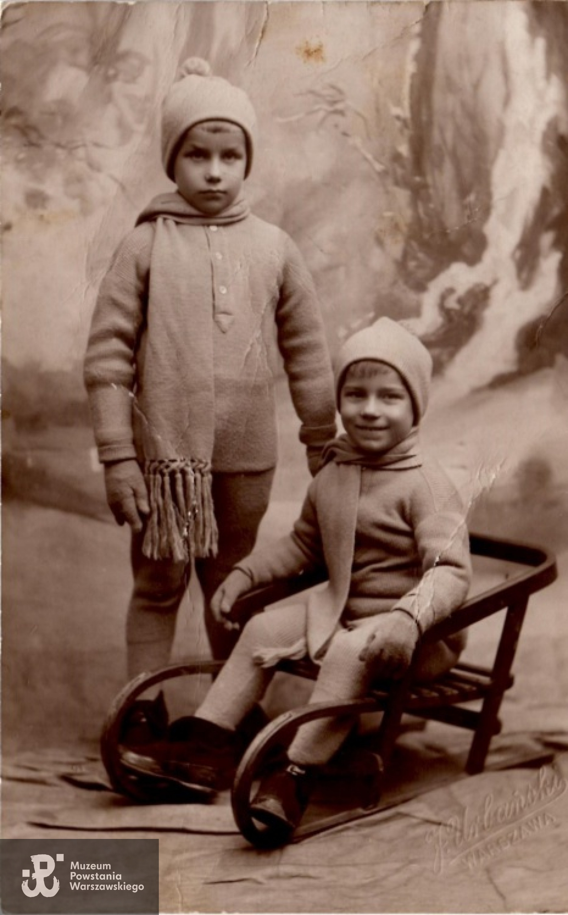 Jerzy Gorycki i jego młodszy brat Zygmunt. Fot. archiwum rodzinne A. Siewiery