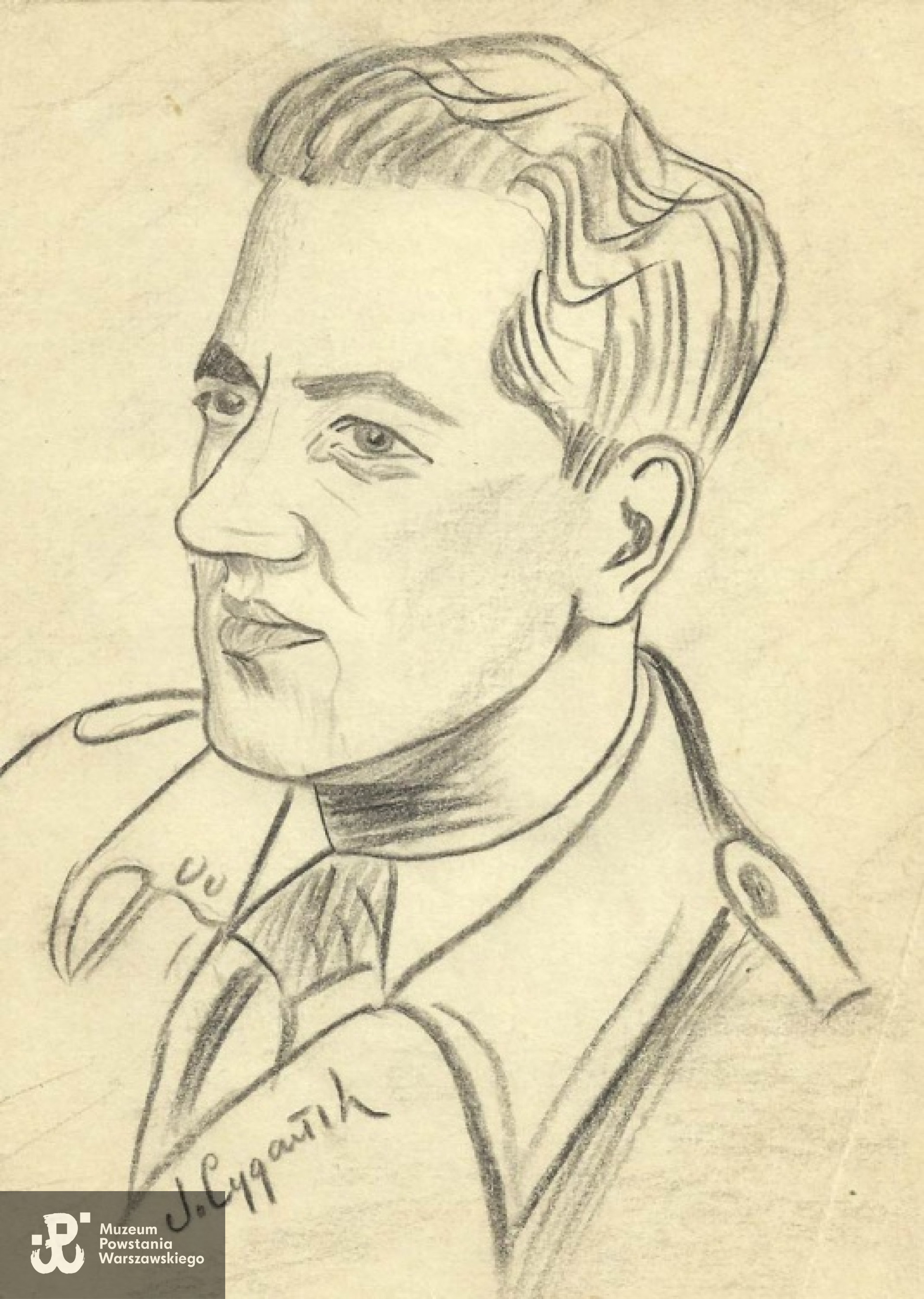 Portret ołówkiem - Brunszwik 1945