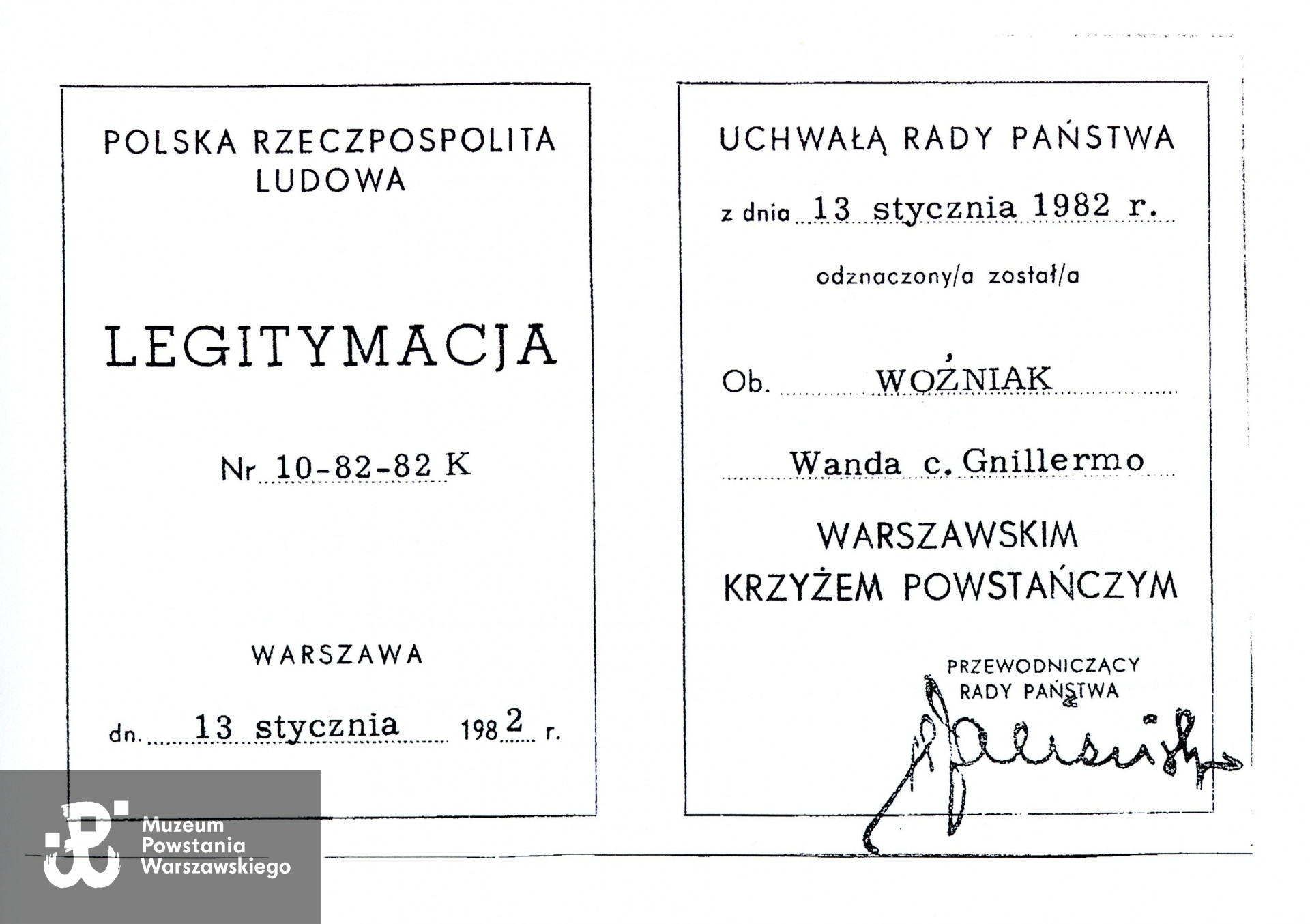 Z archiwum rodzinnego p. Anny Leszczyńskiej z domu Woźniak 