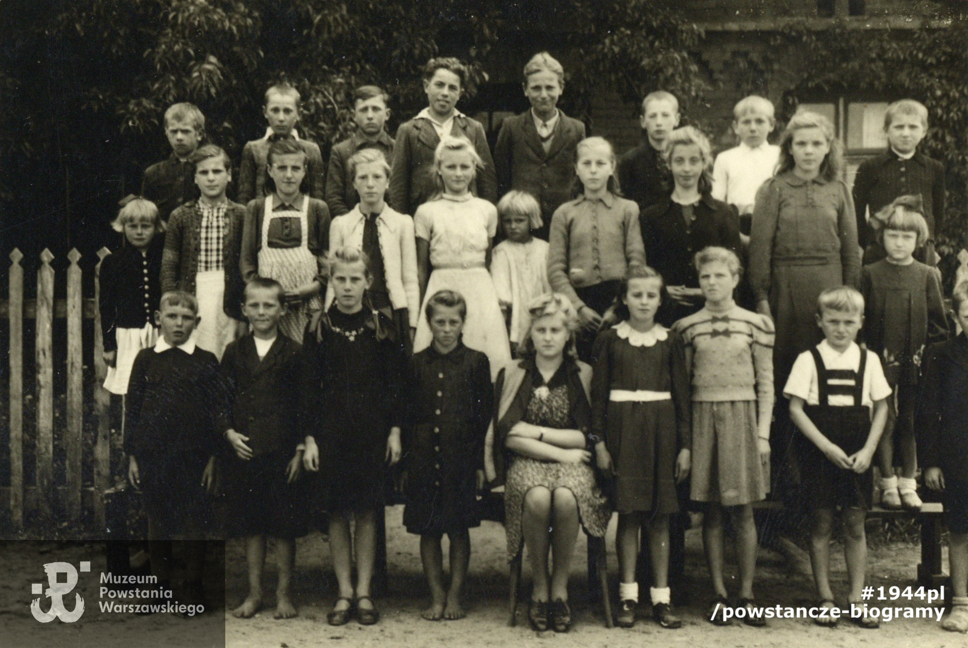 Maria Garbowska - Kieres "Marzena" - po wojnie jako nauczycielka. Fot. ze zbiorów rodzinnych p. Joanny Kozłowskiej, córki