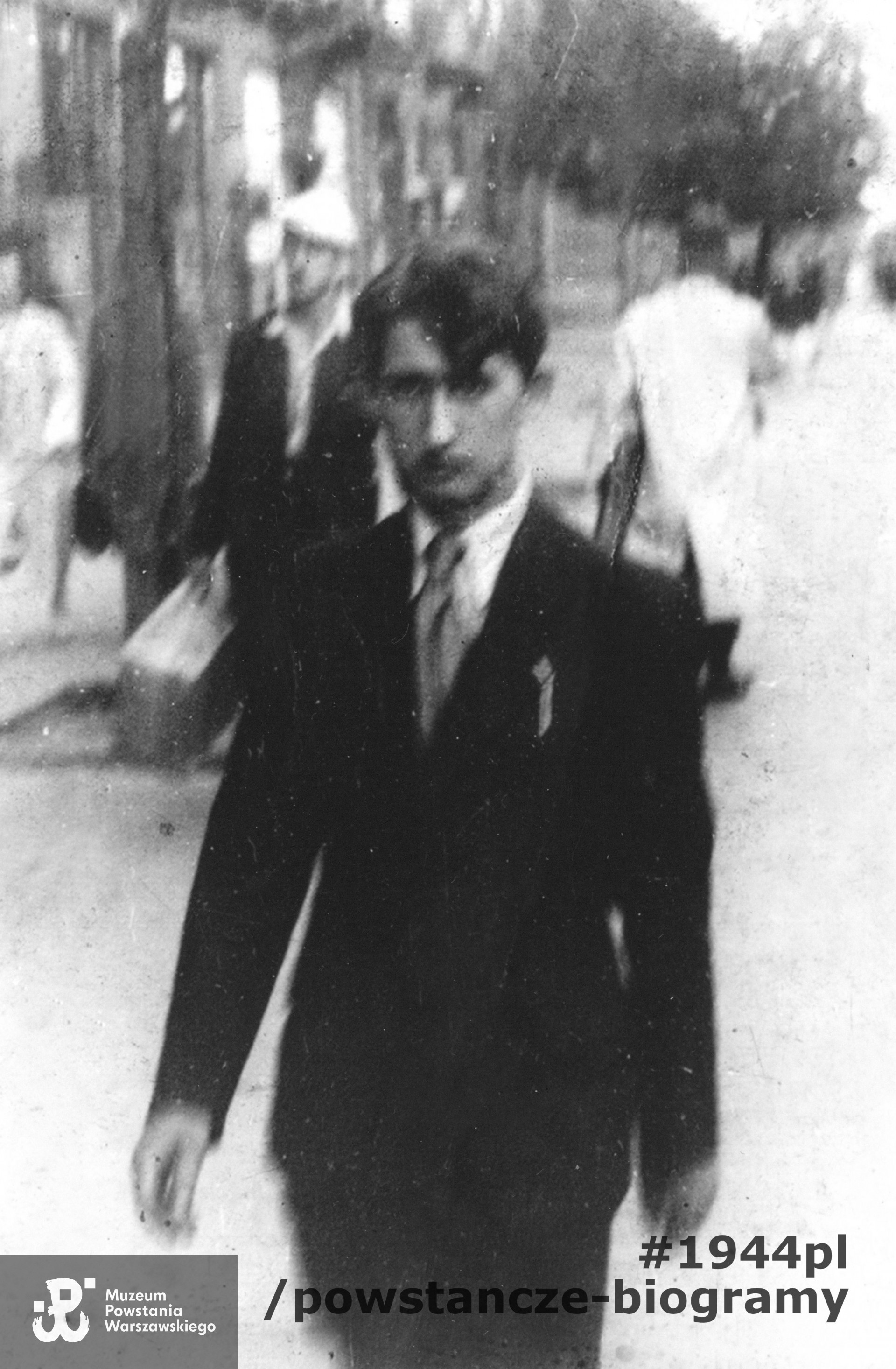 Zbigniew Markiewicz "Zbyszek" (1923-1944). Fot. ze zbiorów Muzeum Powstania Warszawskiego, dar p. Lidii Markiewicz - Ziental 