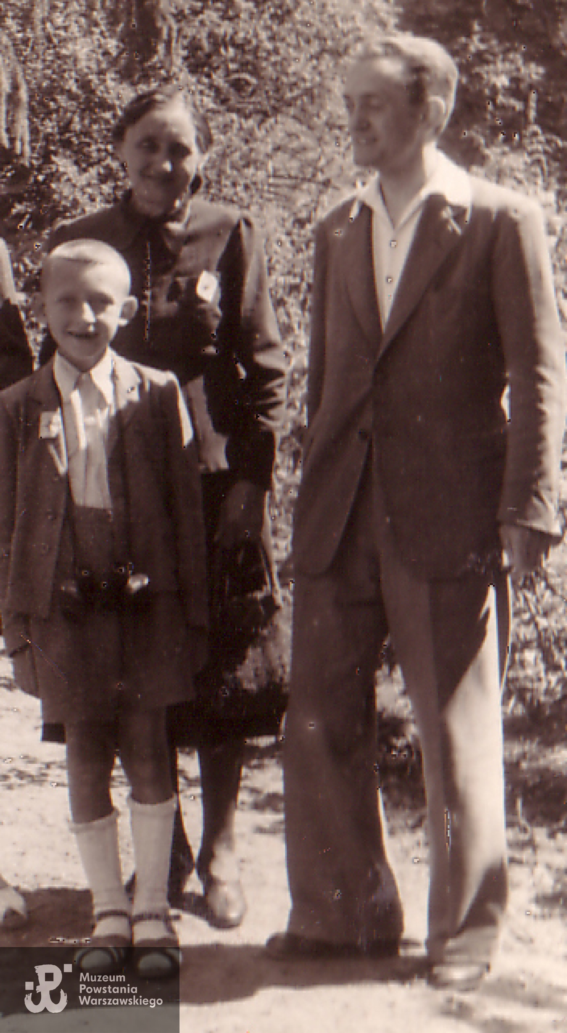 Rok 1946 - Henryk Zasada z matką i synem w Szczawnicy