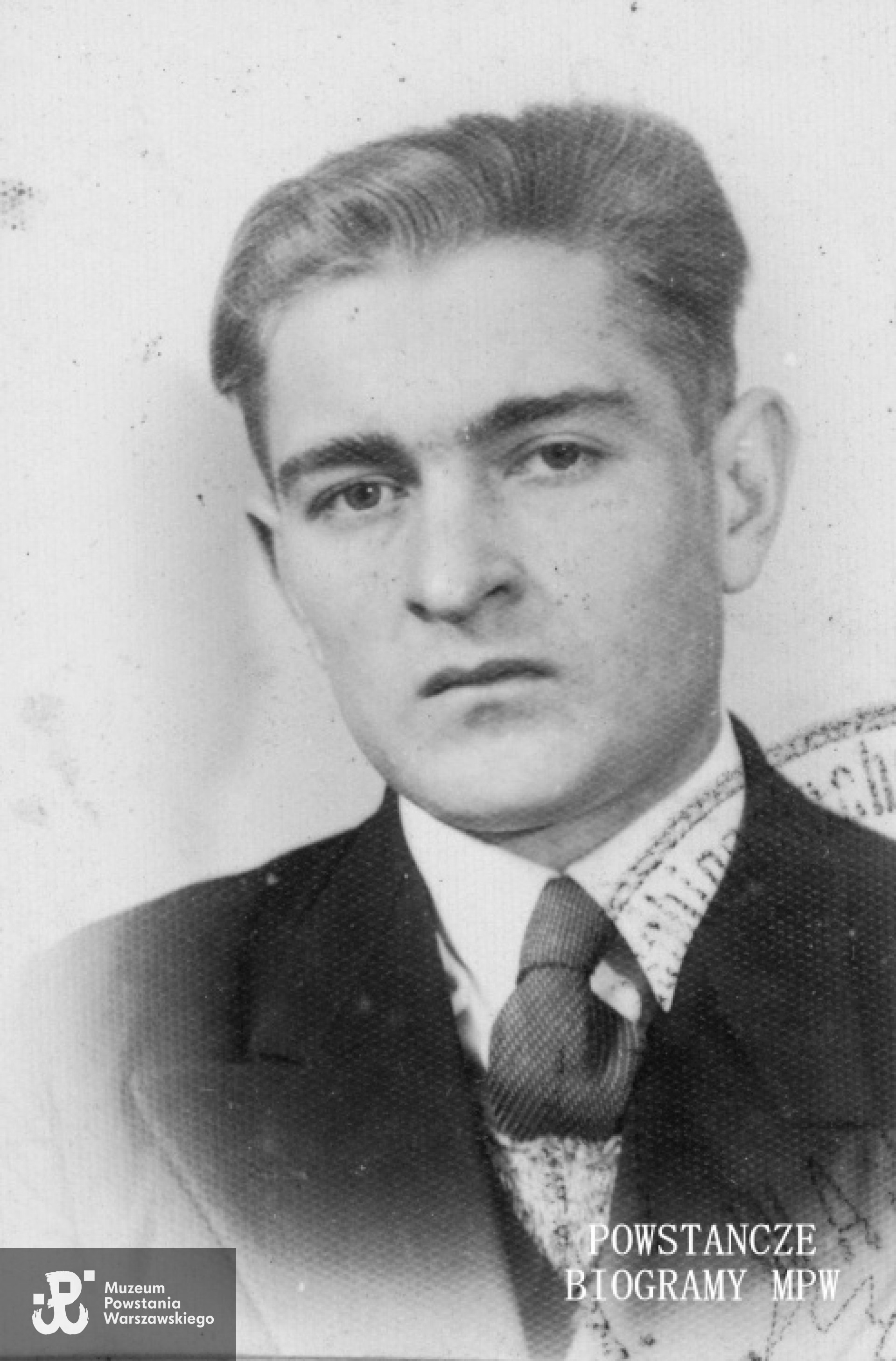 Jan Dziugieł ps. "Emil" (1923-1971) Zdjęcie z okresu okupacji. Fot. archiwum rodzinne.