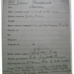 Polski Czerwony Krzyż - kartoteka