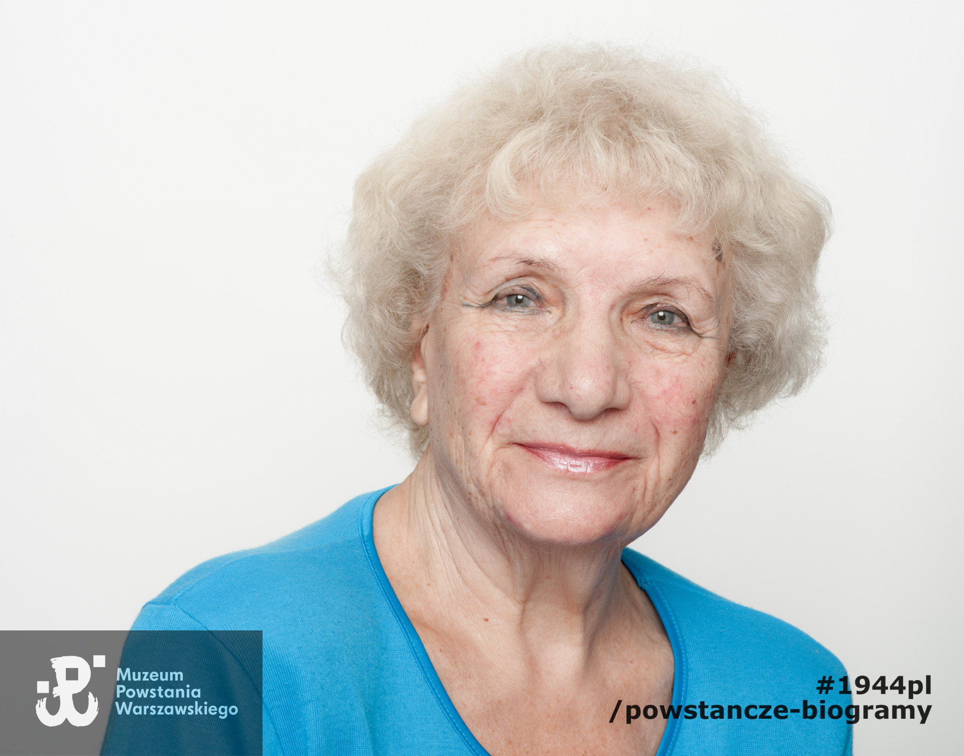 Alicja Bral - Gędłek "Kalina" (1929-2020). Zdjęcie z serii portretów Powstańców Warszawskich wykonanych w ramach projektu "1944/70/2014" realizowanego przez grupę WWPHOTO dla uczczenia 70. rocznicy wybuchu Powstania Warszawskiego. Muzeum Powstania Warszawskiego, 22.07-04.08 2013.