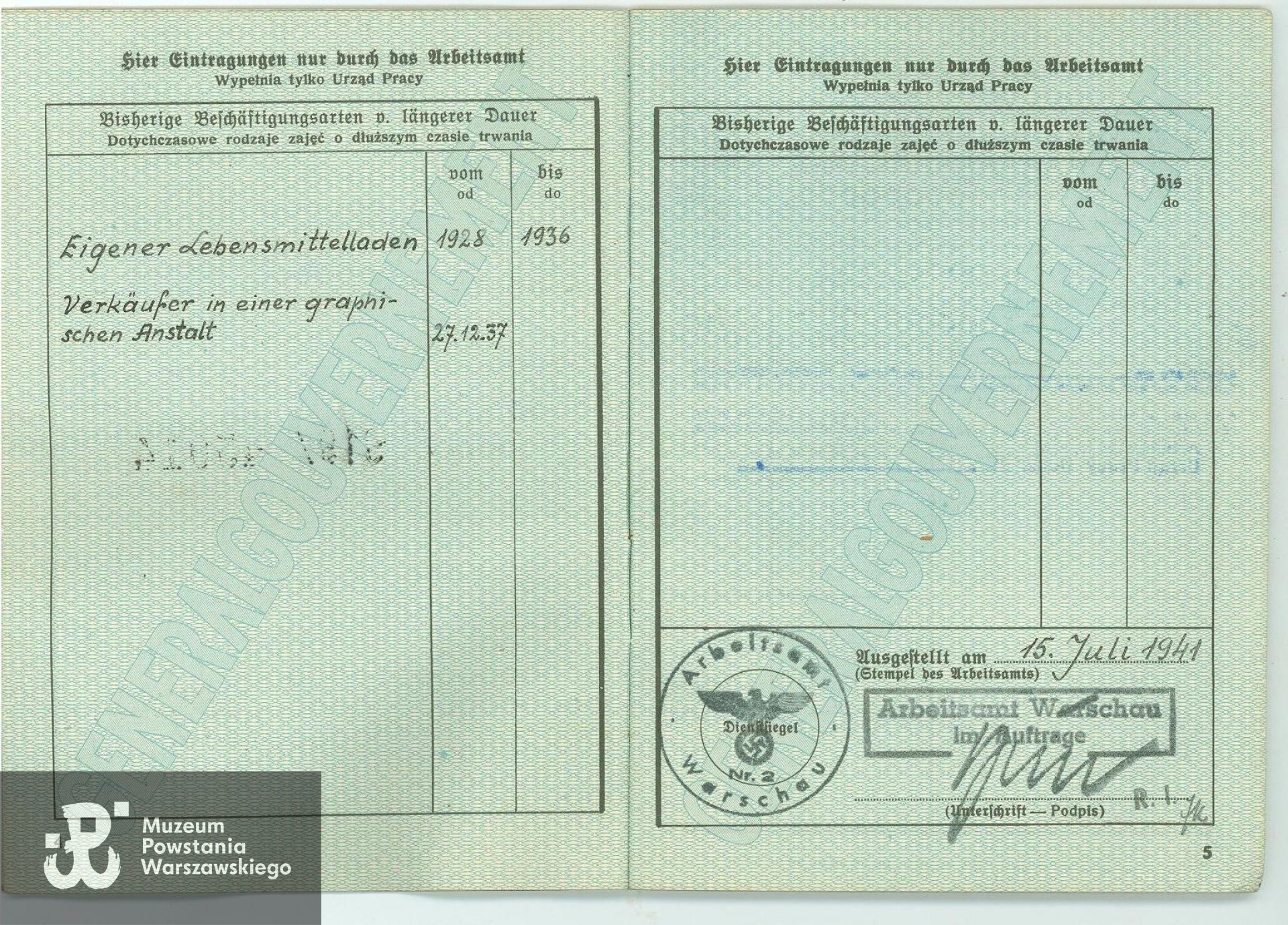 Ze zbiorów rodzinnych. Skan: materiały do Słownika Uczestników PW/Pokój Kombatanta