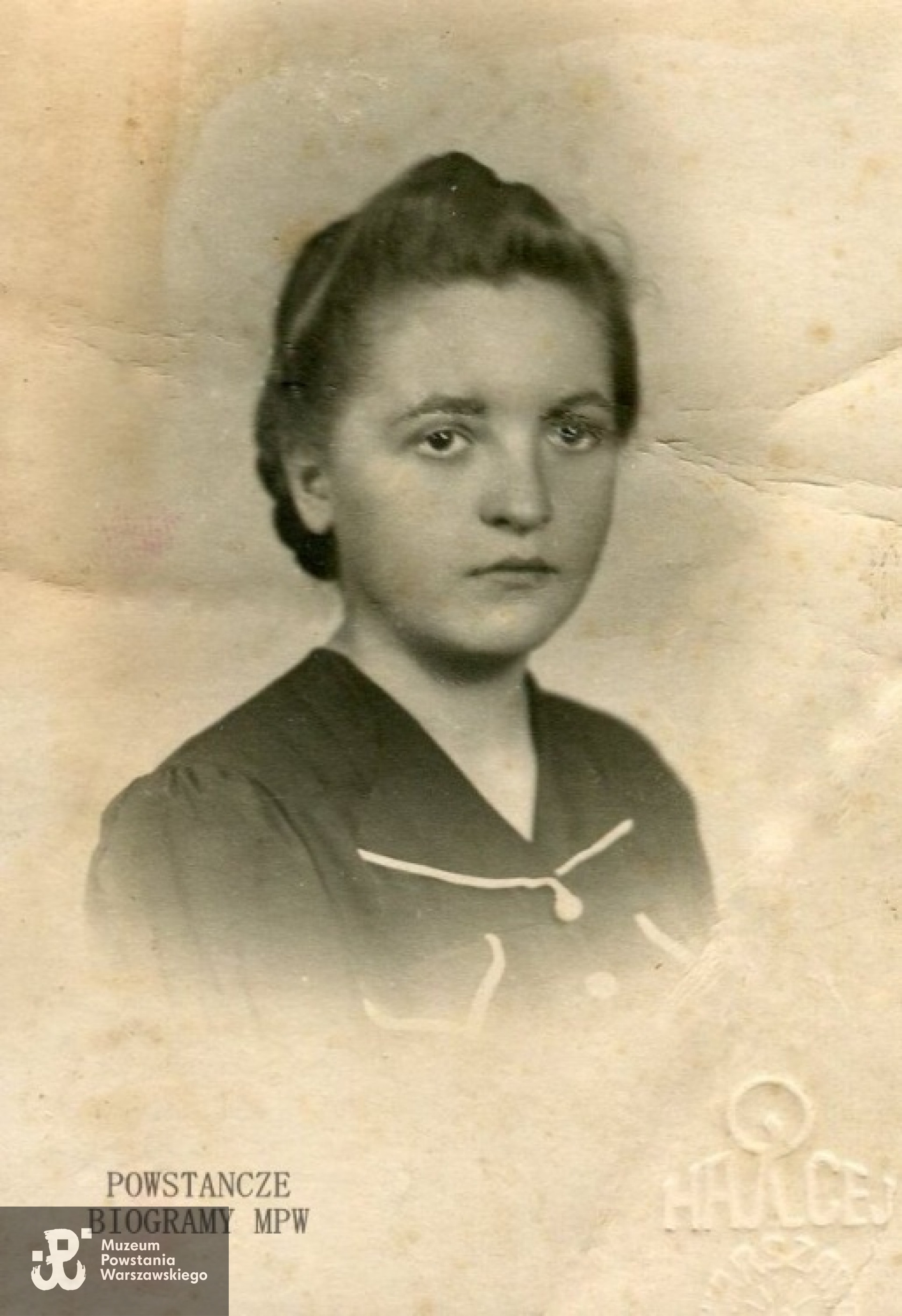 Danuta Gruszczyńska ps. "Śmiała" (1924-1953) Fot. z archiwum rodzinnego  Iwony Kołowieckiej