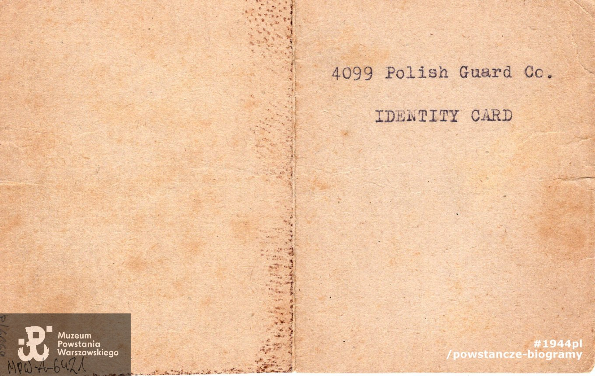 Ze zbiorów Muzeum Powstania Warszawskiego,  sygn. P/6169