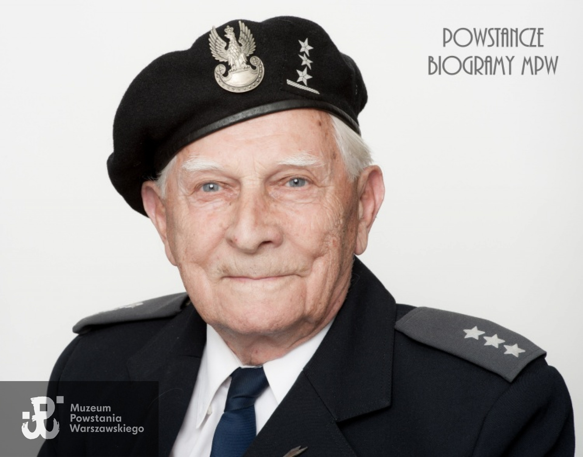 Ludwik Rybaczewski, w Powstaniu Rybaczuk. Zdjęcie z serii portretów Powstańców Warszawskich w ramach projektu "1944/70/2014" realizowanego przez grupę WWPHOTO dla uczczenia 70. rocznicy wybuchu Powstania Warszawskiego. Muzeum Powstania Warszawskiego, 22.07-04.08 2013.