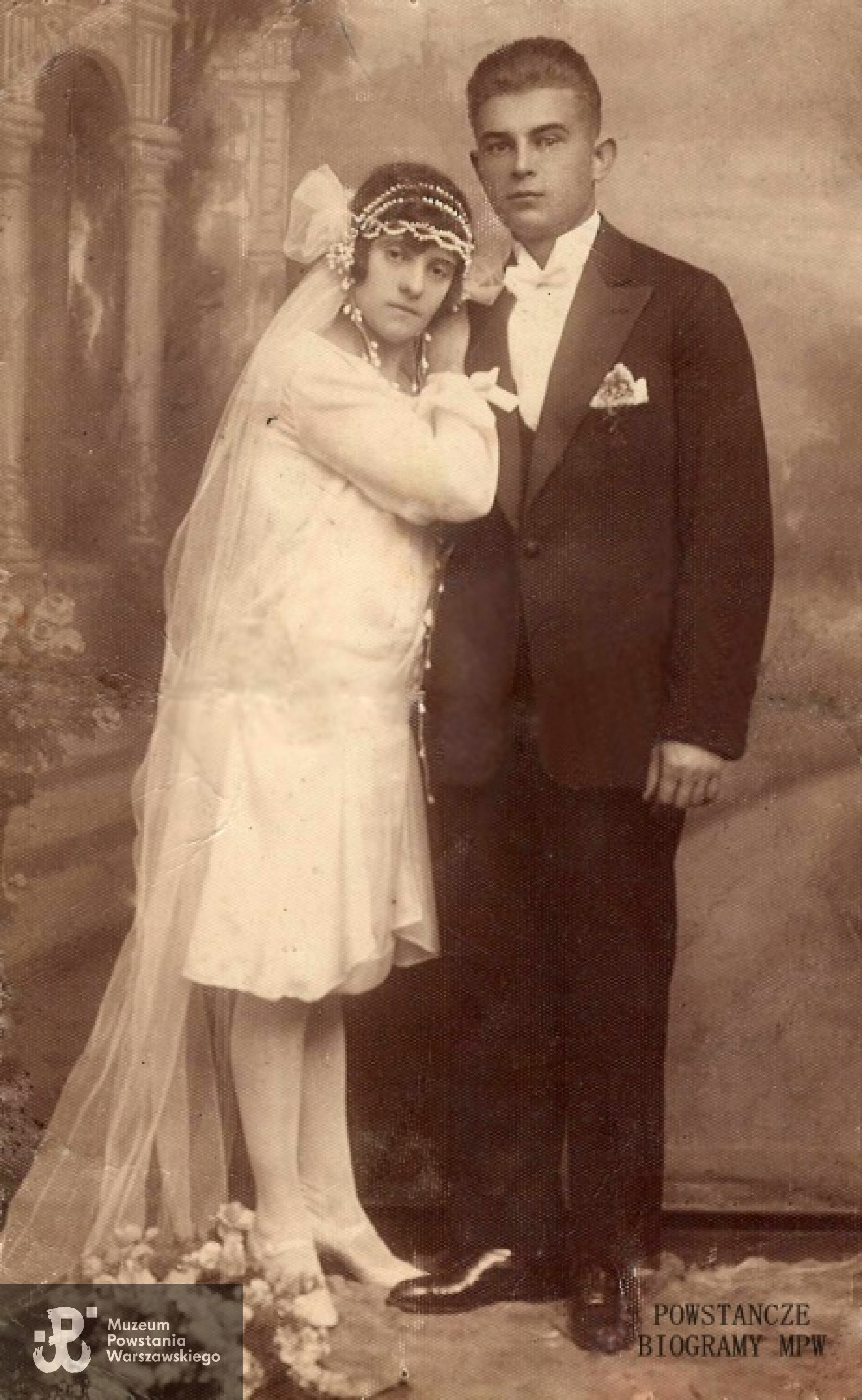 Zdjęcie ślubne Eugeniusza Pawłowskiego. Fot. z archiwum rodzinnego wnuczki, p. Mai Zawadzkiej - Krasowskiej