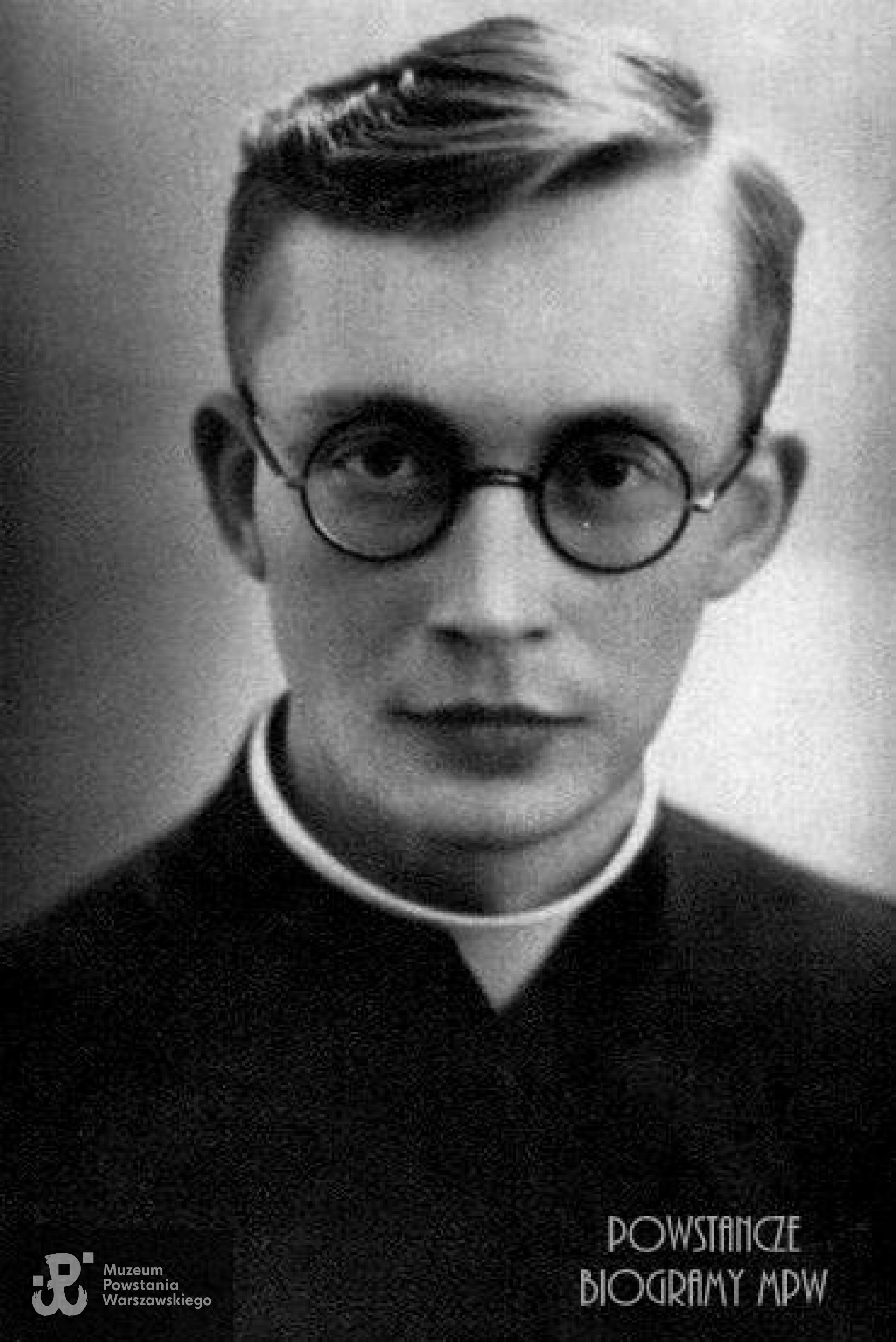 Ks. kapelan Witold  Romański. Fot. ze zbiorów  Stanisława Dygasiewicza, nadesłał Karol Ruciński.