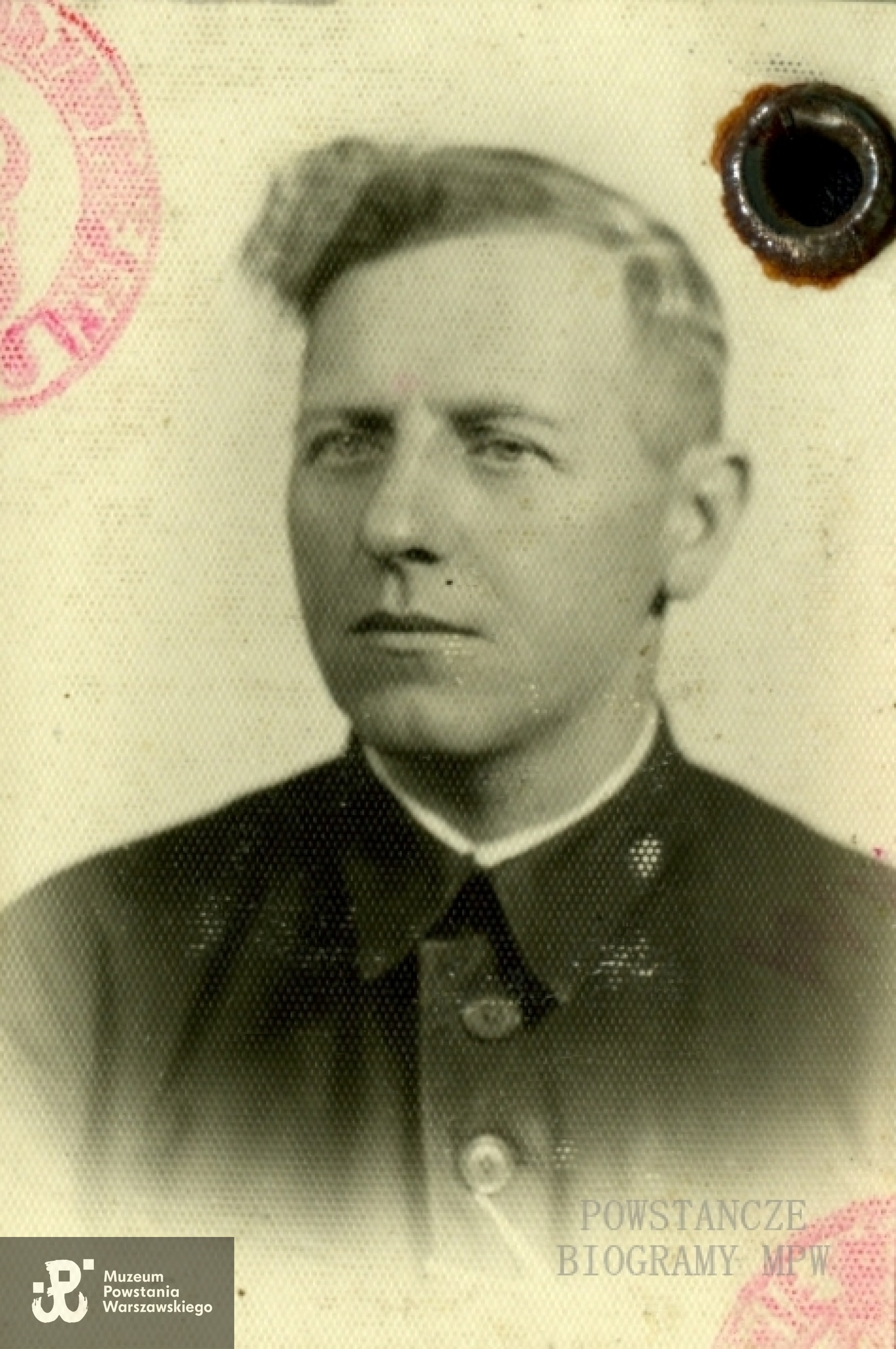 Stanisław Jasik - zdjęcie z okresu okupacji niemieckiej. Fot. z archiwum rodzinnego Andrzeja Wróblewskiego.
