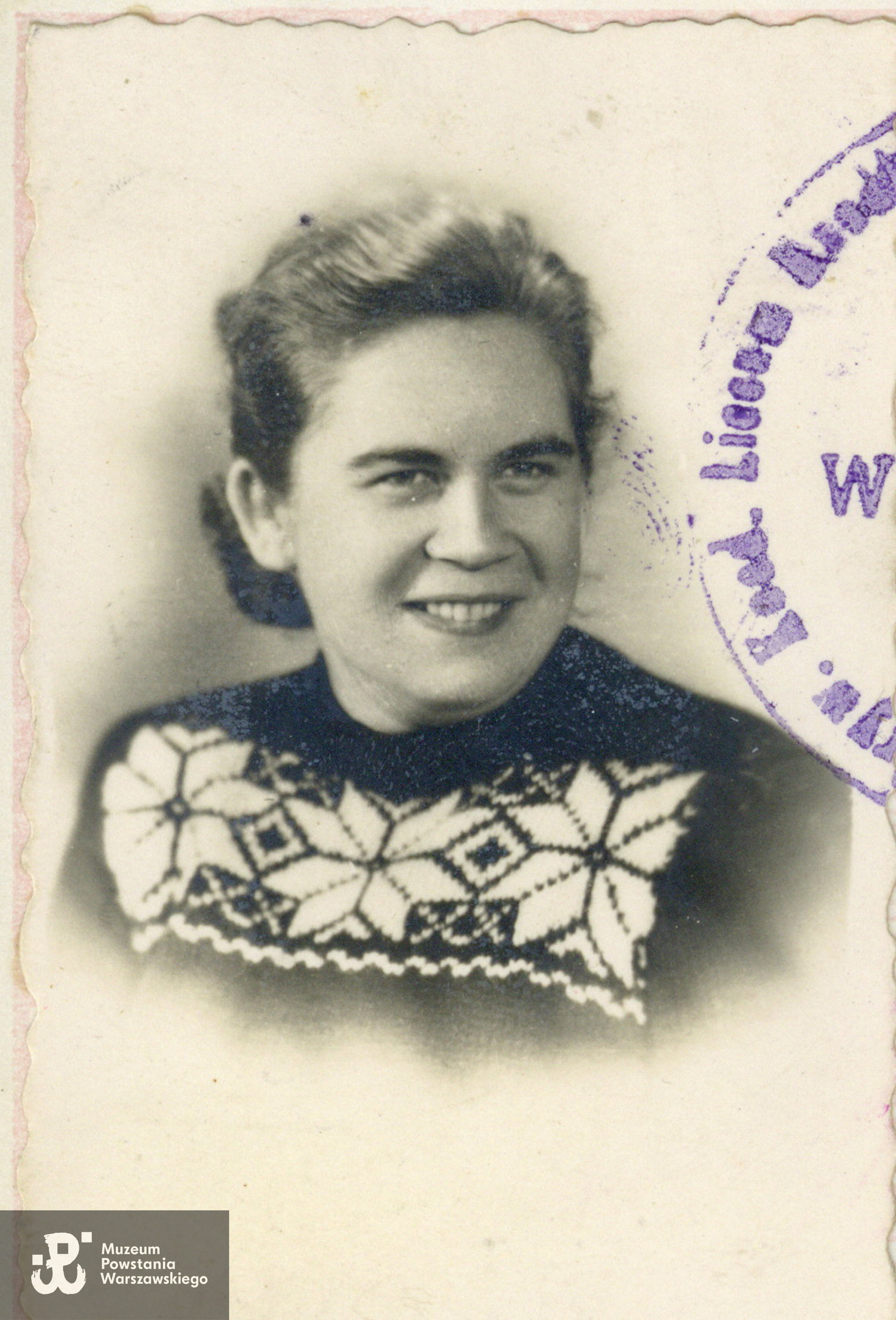 Barbara Gosiewska "Lew". Fot. ze zbiorów rodzinnchy p. Barbary Piętki