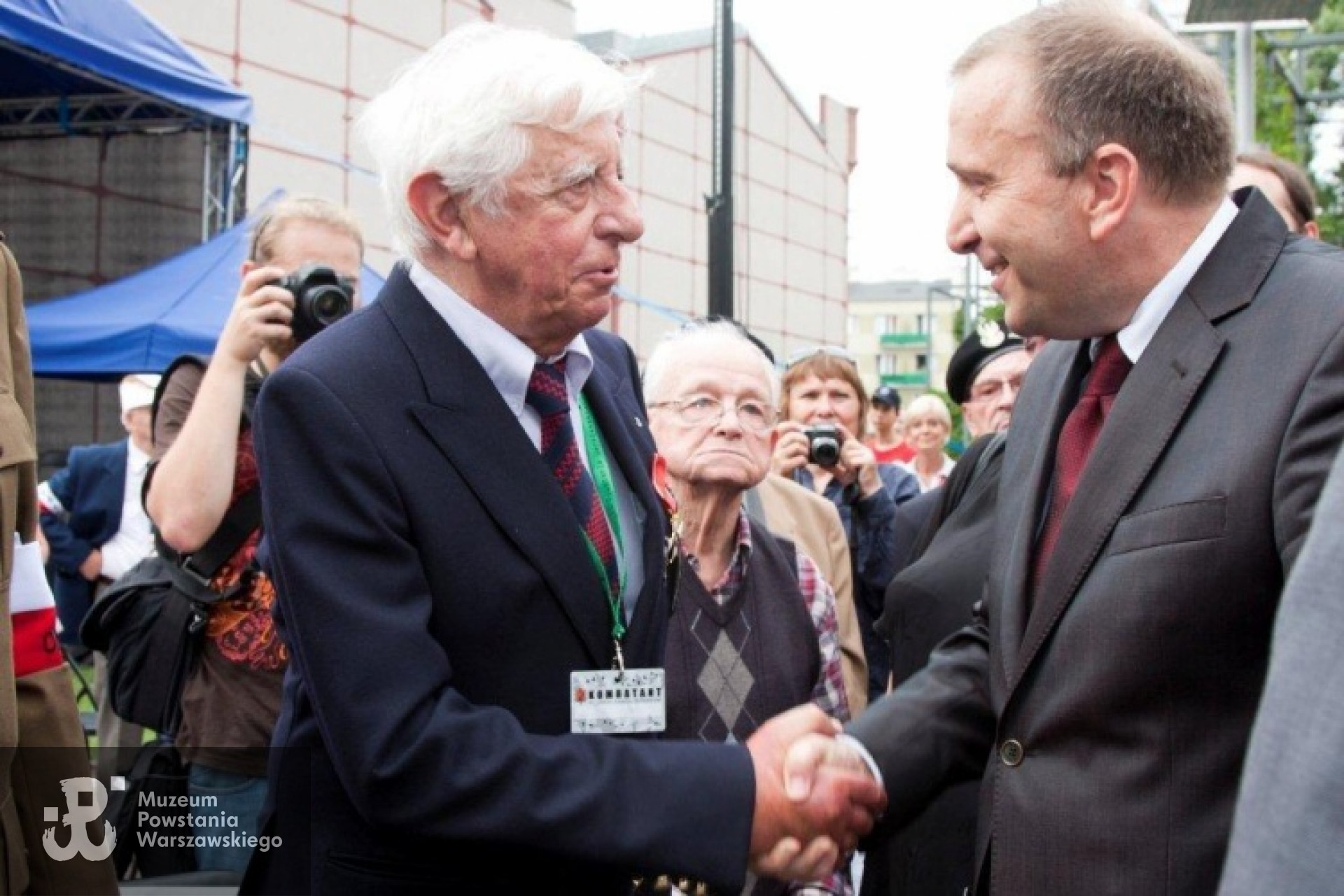 Marszałek Sejmu G. Schetyna dekoruje W. Natansona Krzyżem Kawalerskim Orderu Odrodzenia Polski - Warszawa 2010