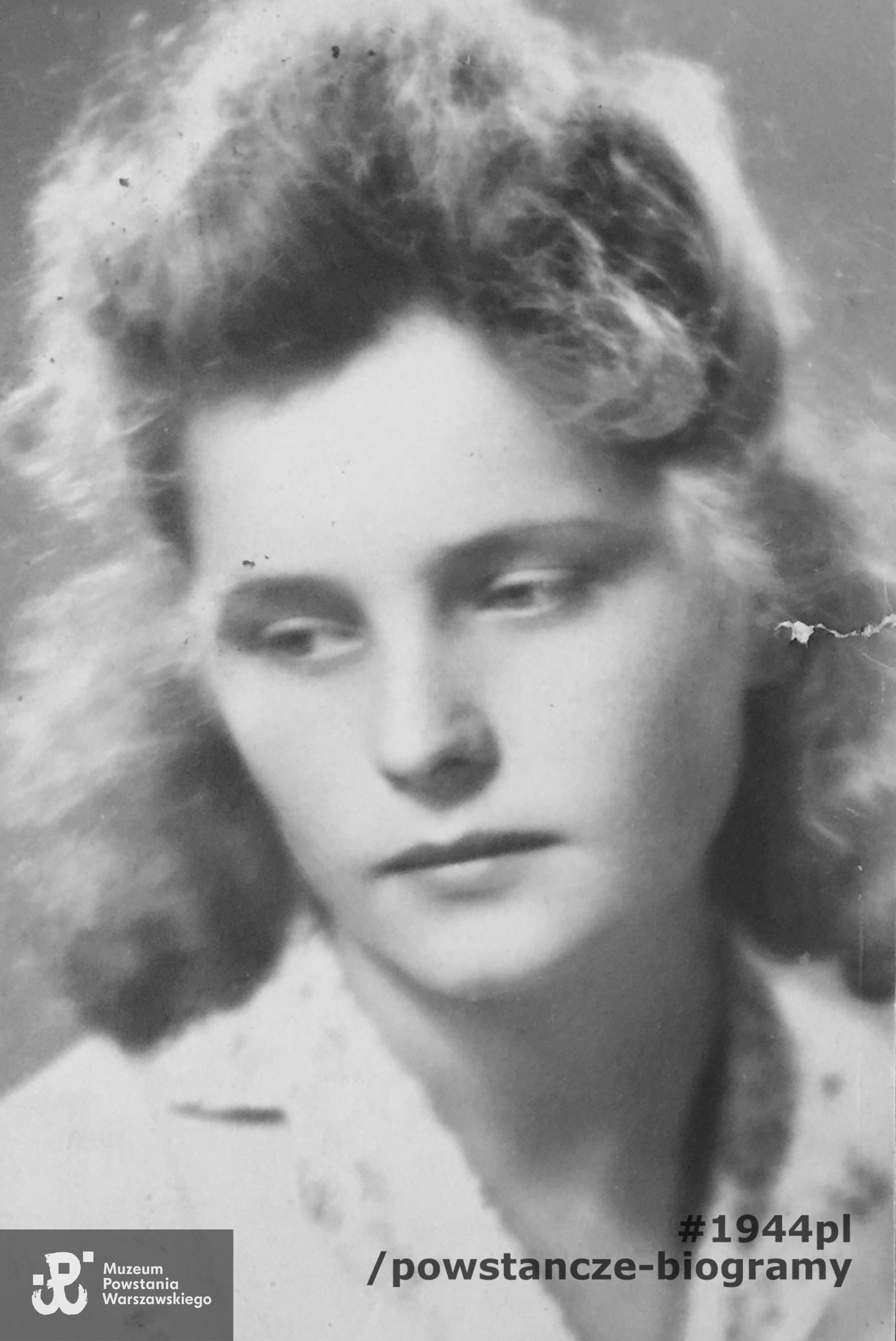 Zofia Wojciechowska - Obłąkowska "Wilia", "Lipska" (1928-2021). Fot. ze zbiorów rodzinnych, udostępniła p. Katarzyna Obłąkowska