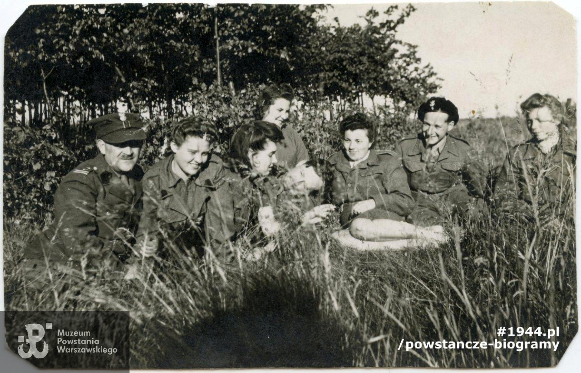 płk. Mieczysław Niedzielski "Żywiciel",  Janina Haubold "Zula". Fot. Piotr Glegoła - archiwum rodzinne